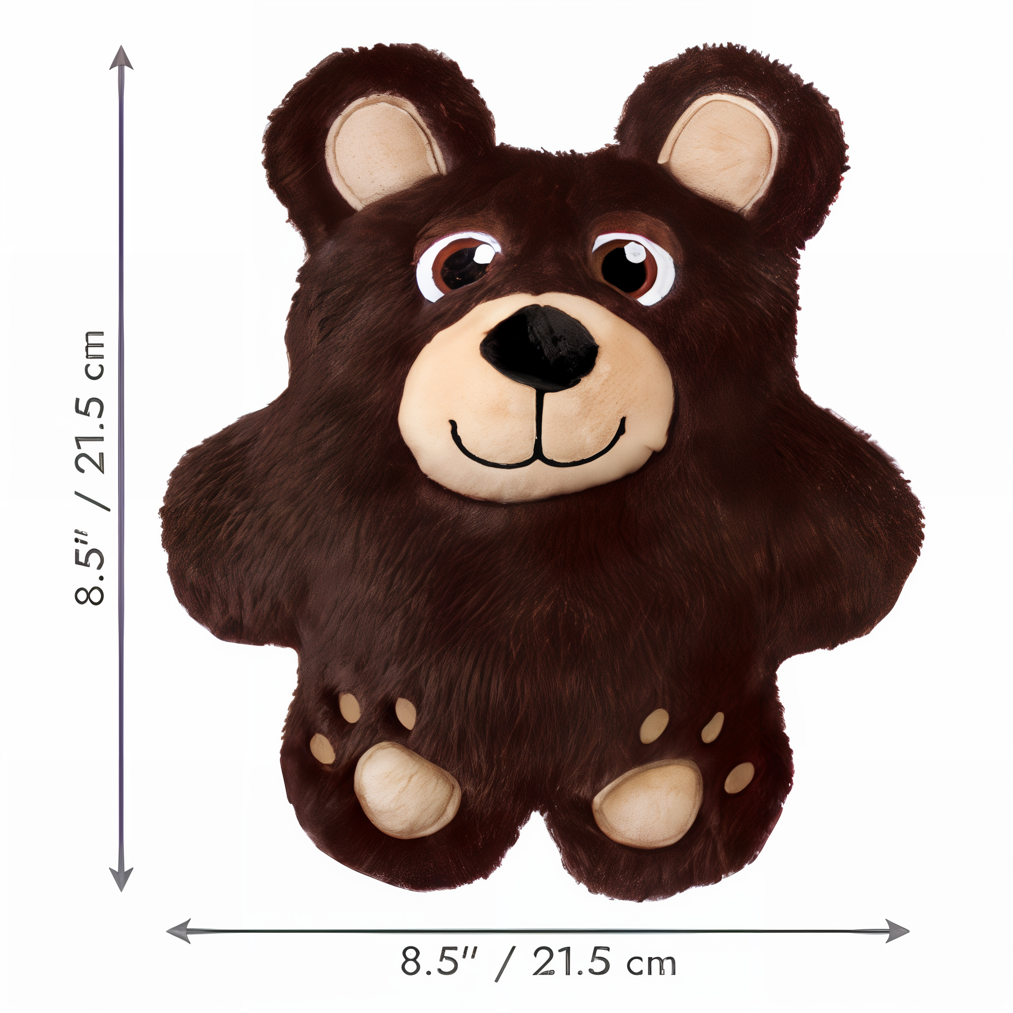 KONG Snuzzles Bear Dog Toy size 8.5 inches