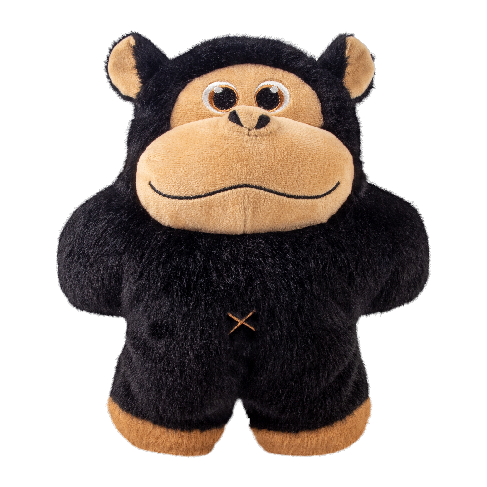 KONG Snuzzles Gorilla plush dog toy, front view