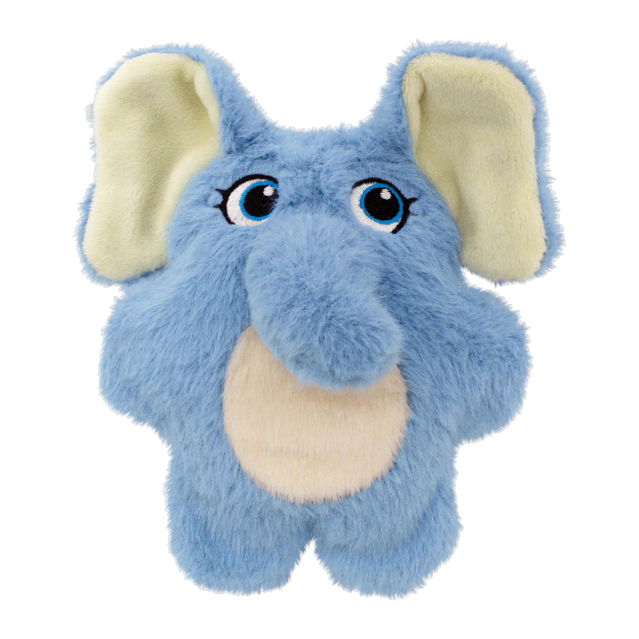 KONG Snuzzles Kiddos Elephant plush dog toy, front view