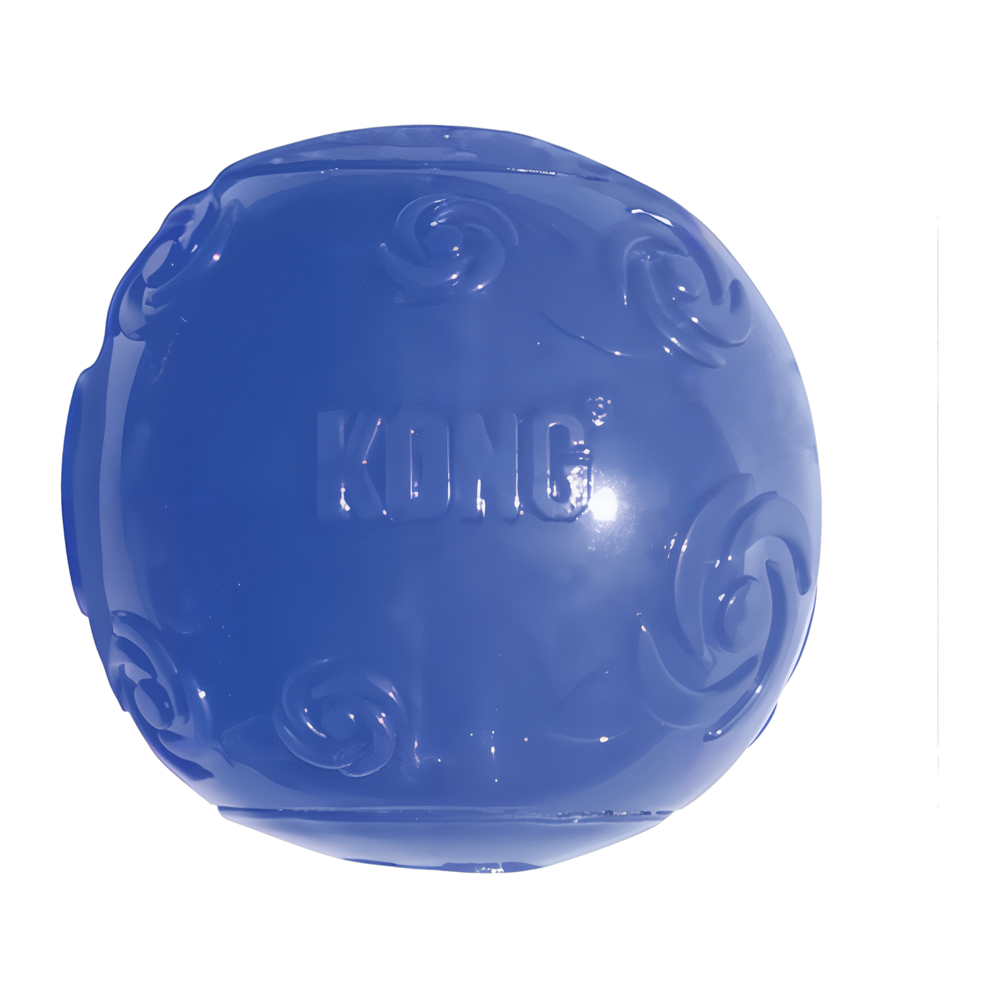 KONG Squeezz Ball Large dog toy, blue