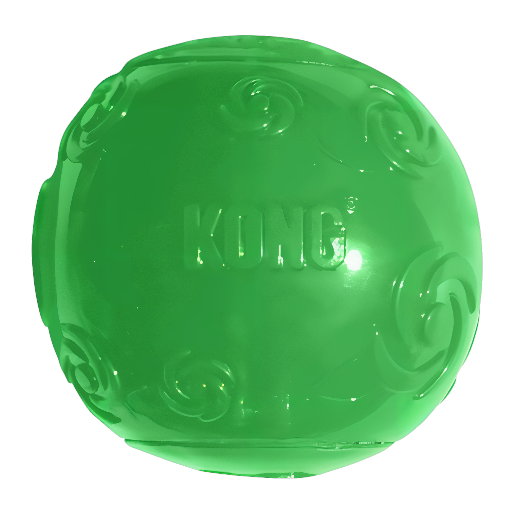 KONG Squeezz Ball Large dog toy, green