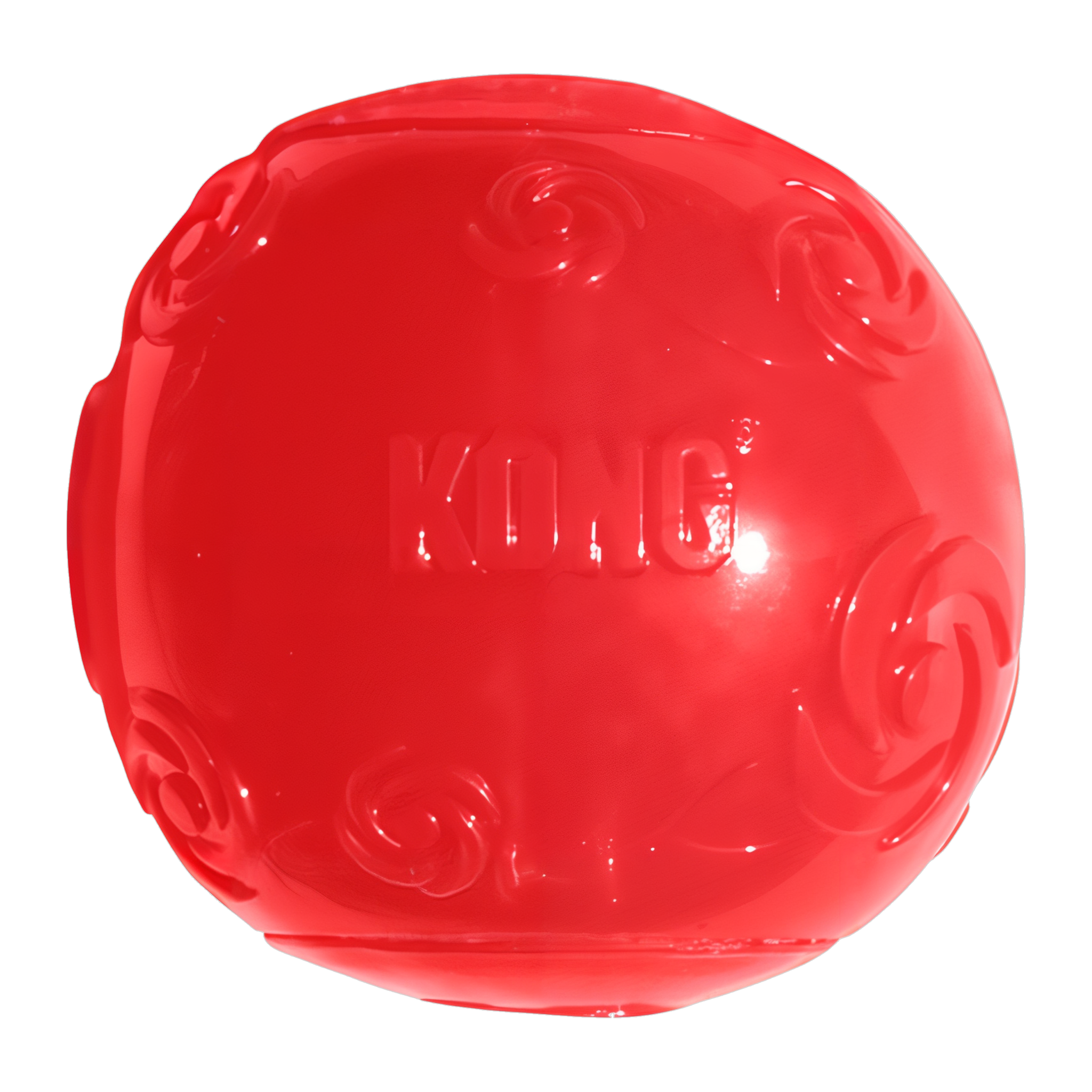KONG Squeezz Ball Large dog toy, red