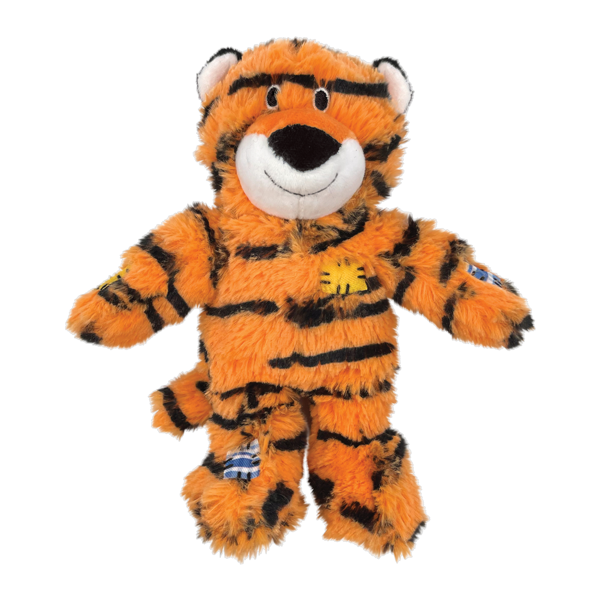 KONG Wild Knots Tiger plush dog toy