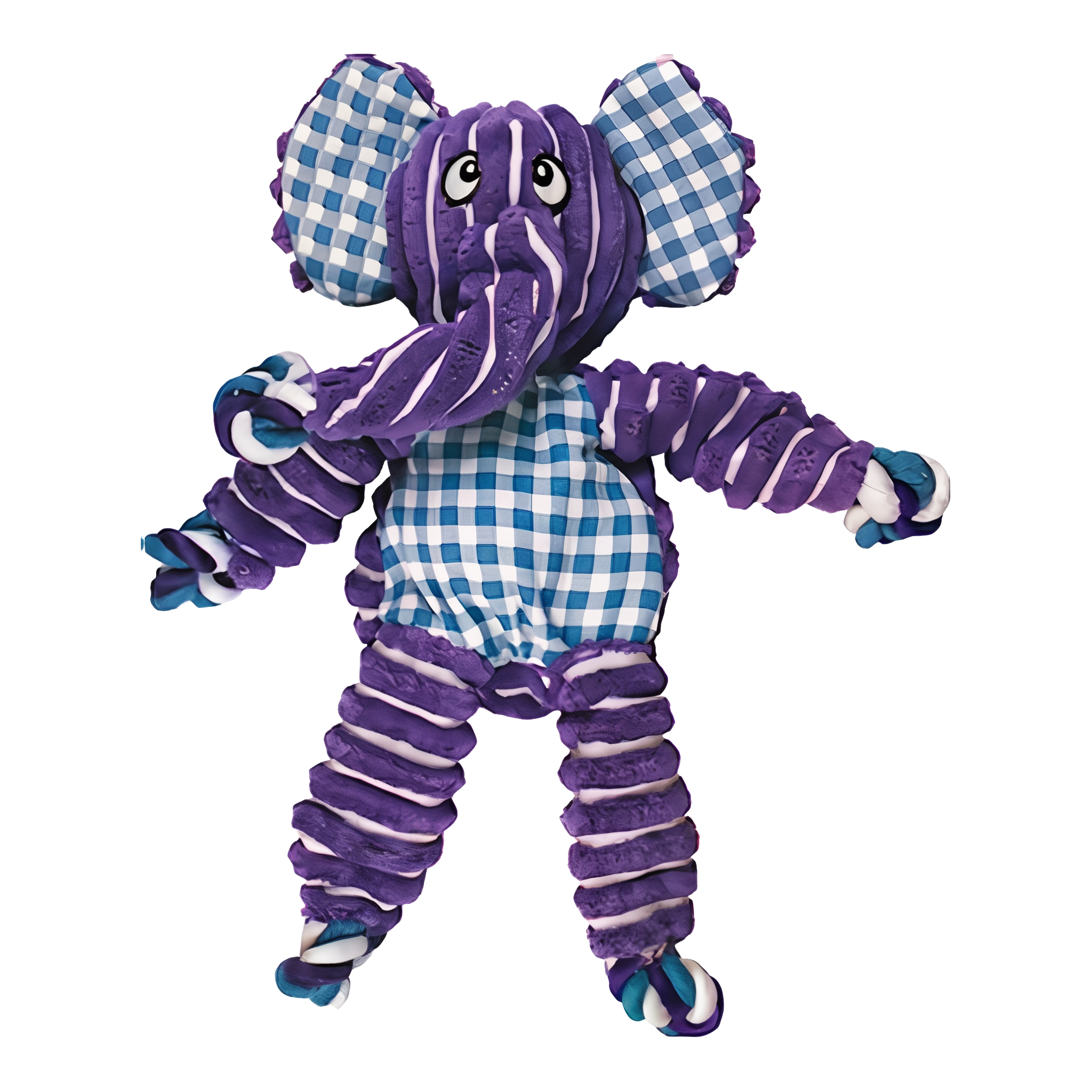 Kong Floppy Knots Elephant dog toy, small to medium size.