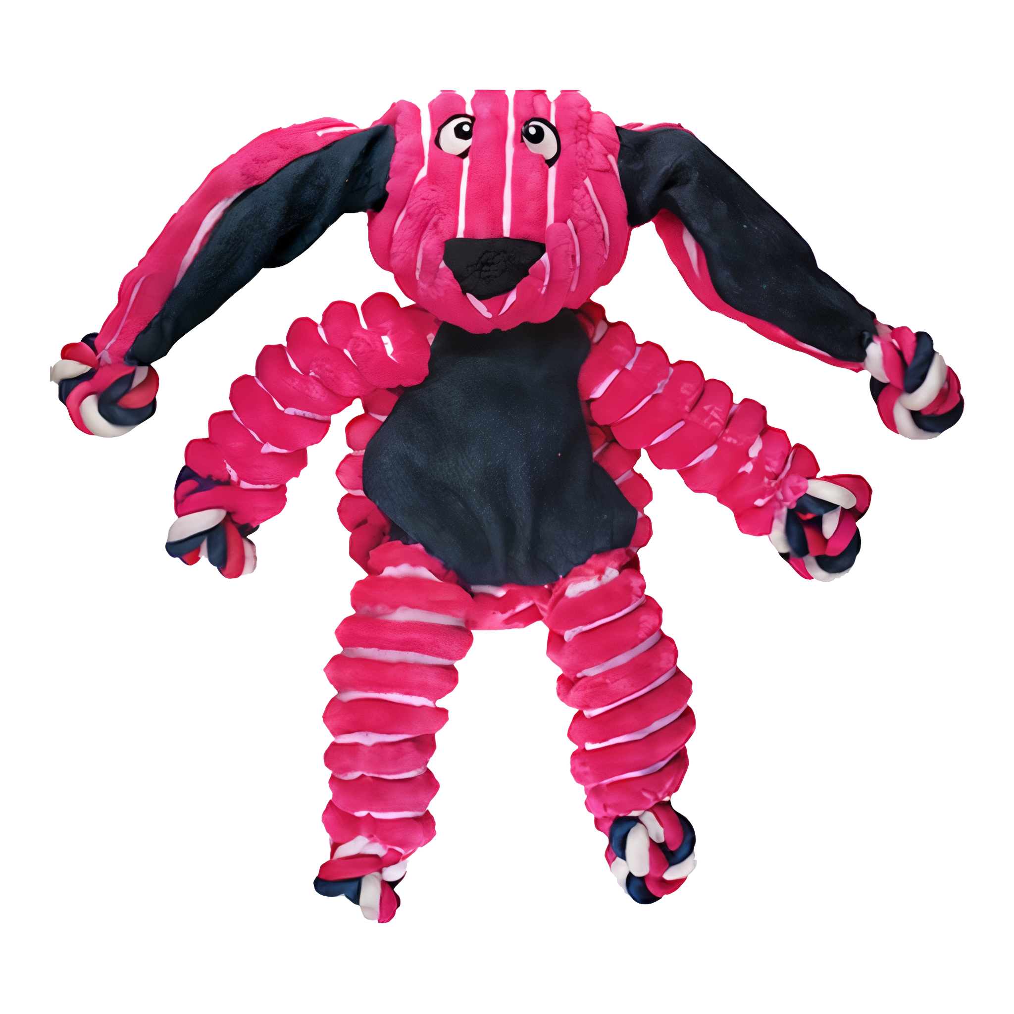 KONG Floppy Knots Bunny Dog Toy in Small size. #Small