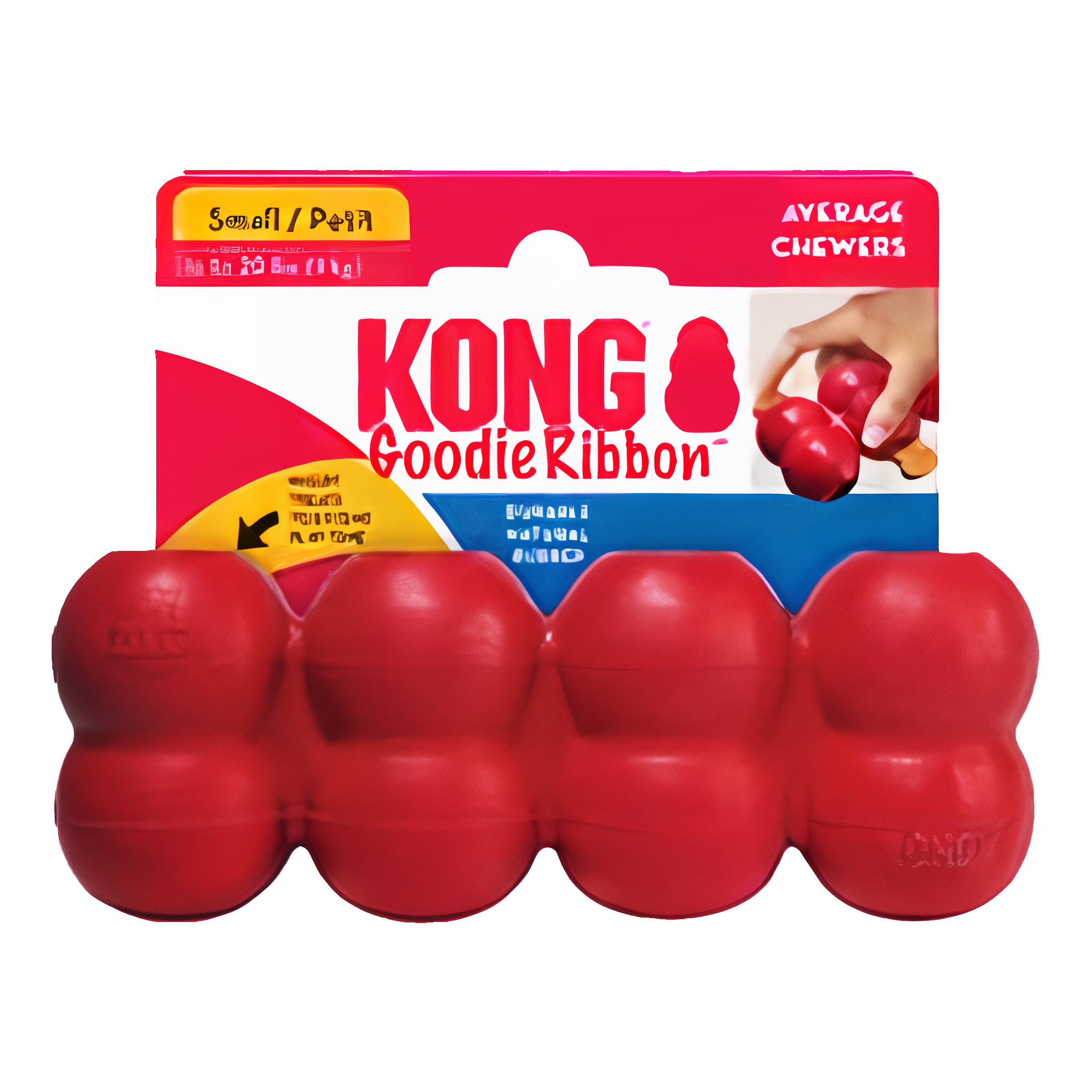 KONG Goodie Ribbon Dog Toy, small size for smaller dogs