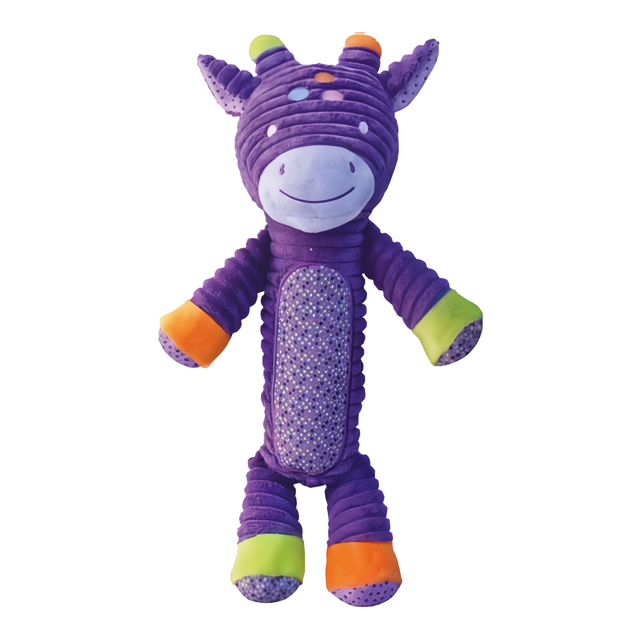KONG Patches Adorables Plush Dog Toy Giraffe
