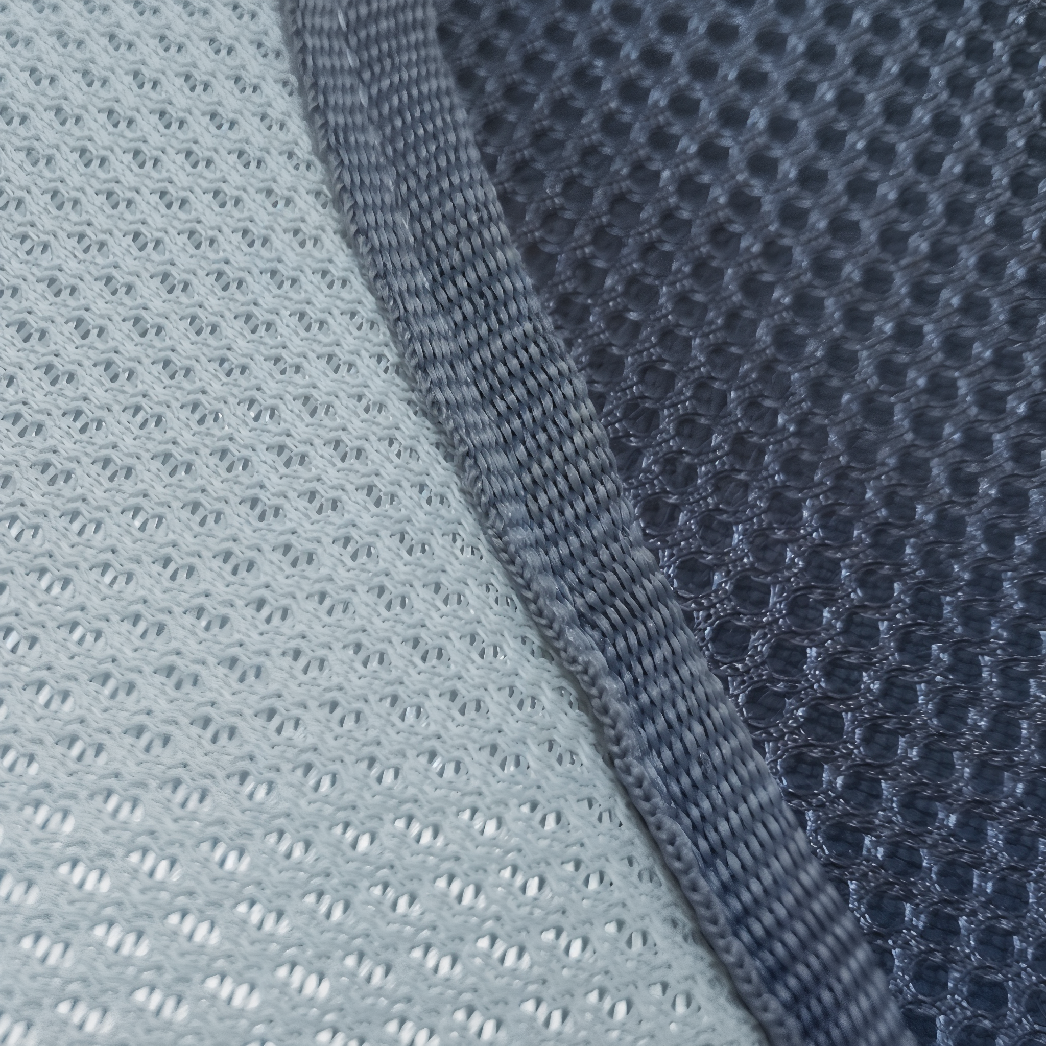 Close-up of the air-mesh fabric on the Kurgo Core Cooling Vest