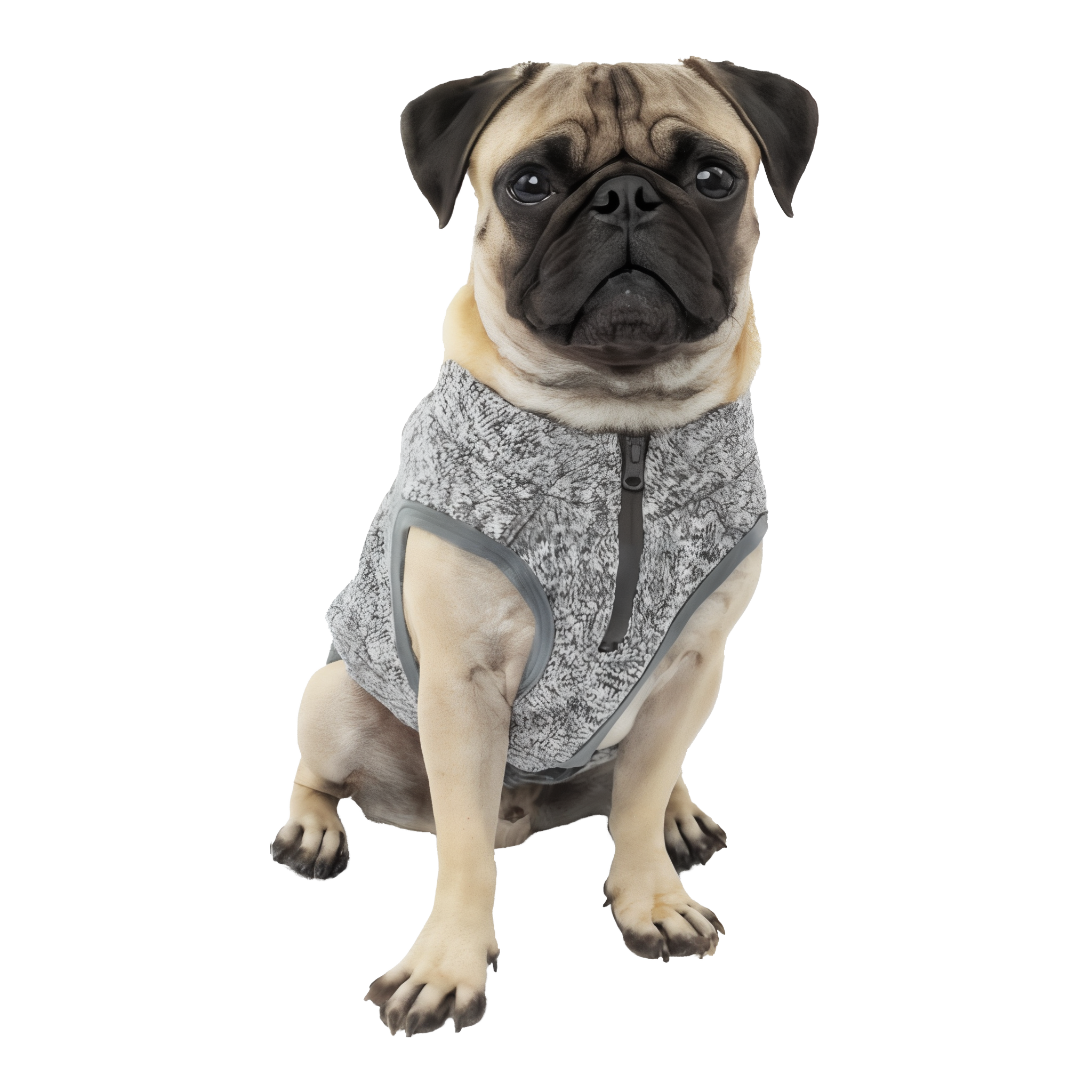 Kurgo Core Dog Sweater in Heather Black, X-Small size. #Heather Black#X-Small