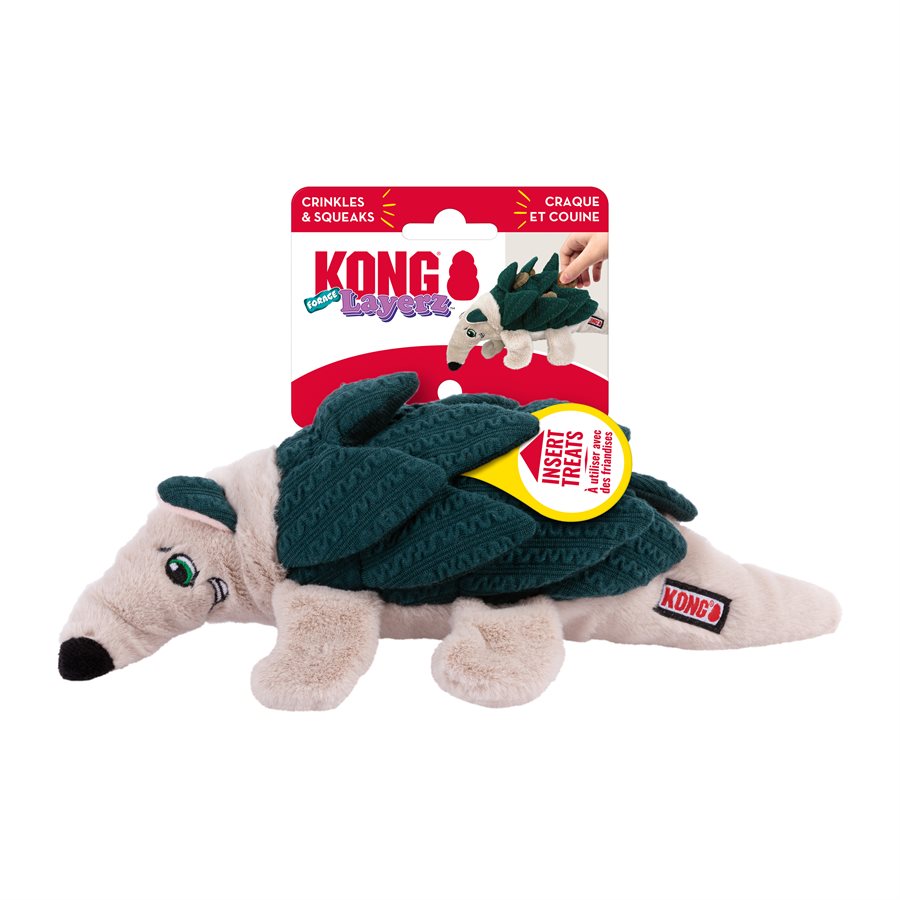 KONG Layerz Forage Armadillo Dog Toy