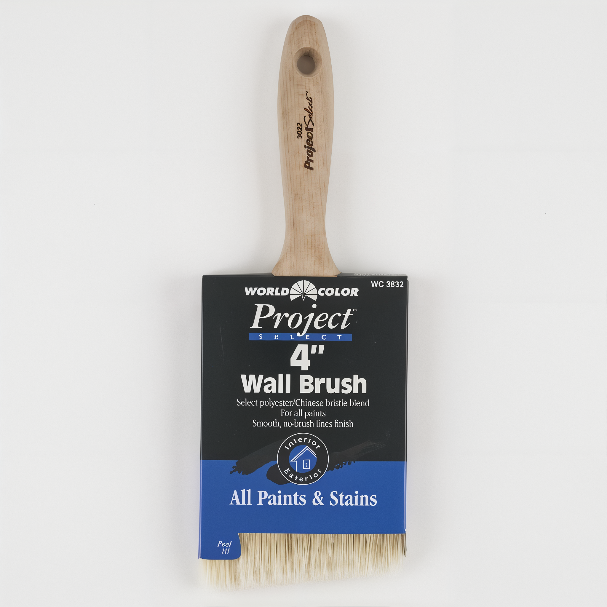 Linzer paint brush, four inch size, for paving and construction.