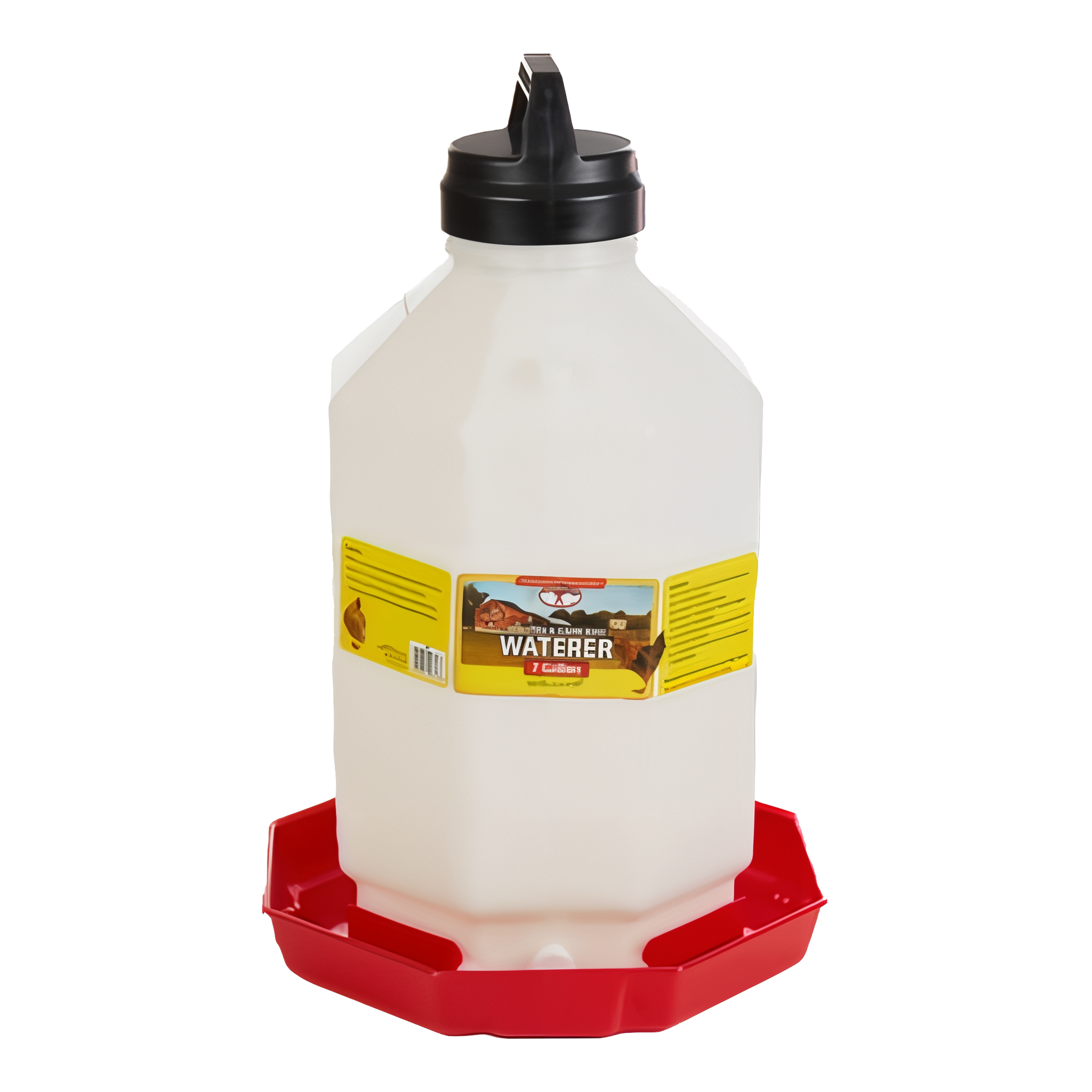 Miller Manufacturing Red Plastic Poultry Waterer