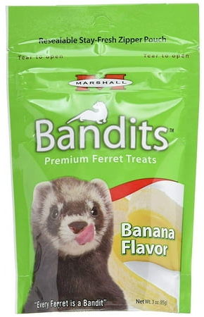 Marshall Bandits Premium Ferret Treat - Banana Flavor