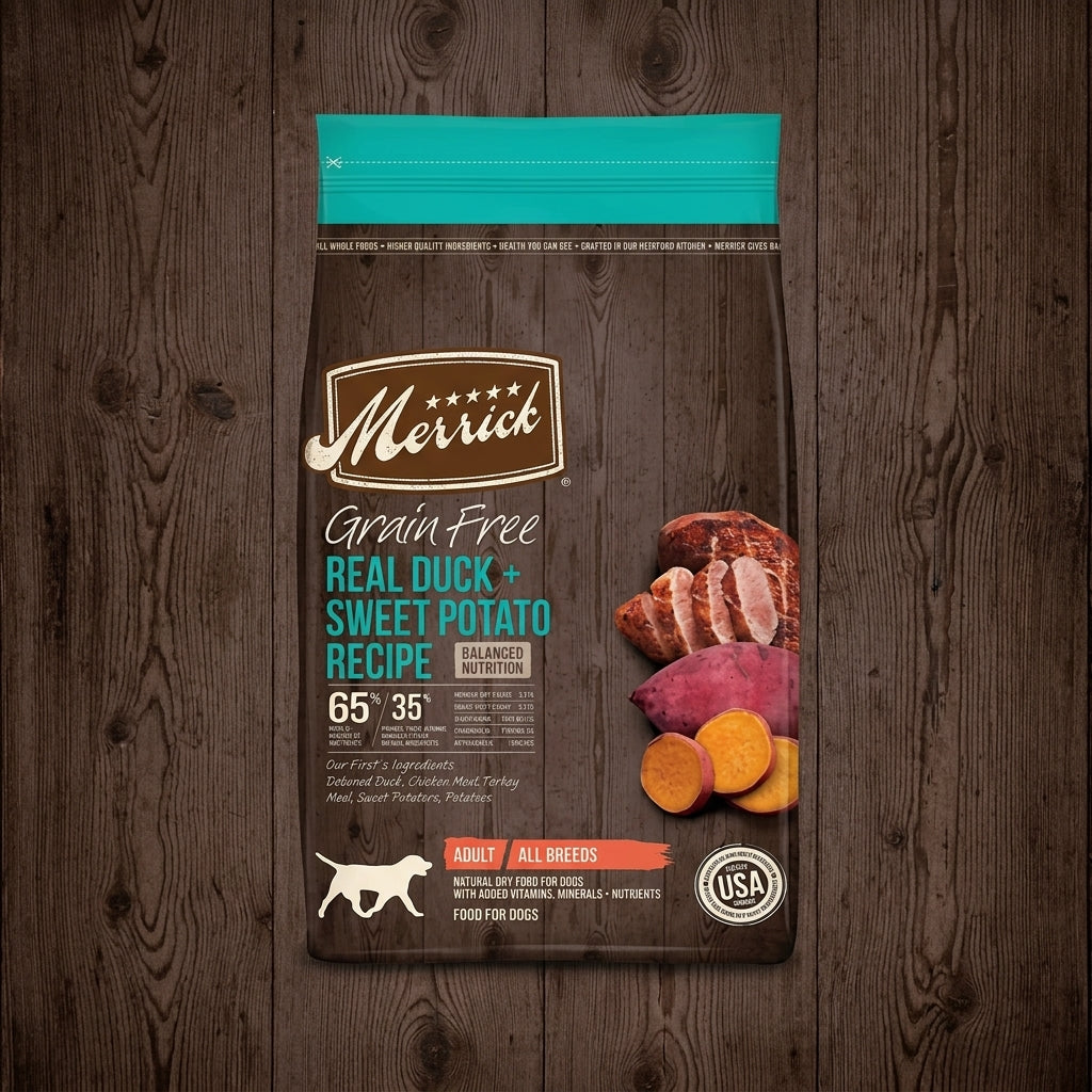 Merrick Grain-Free Duck & Sweet Potato Dry Dog Food