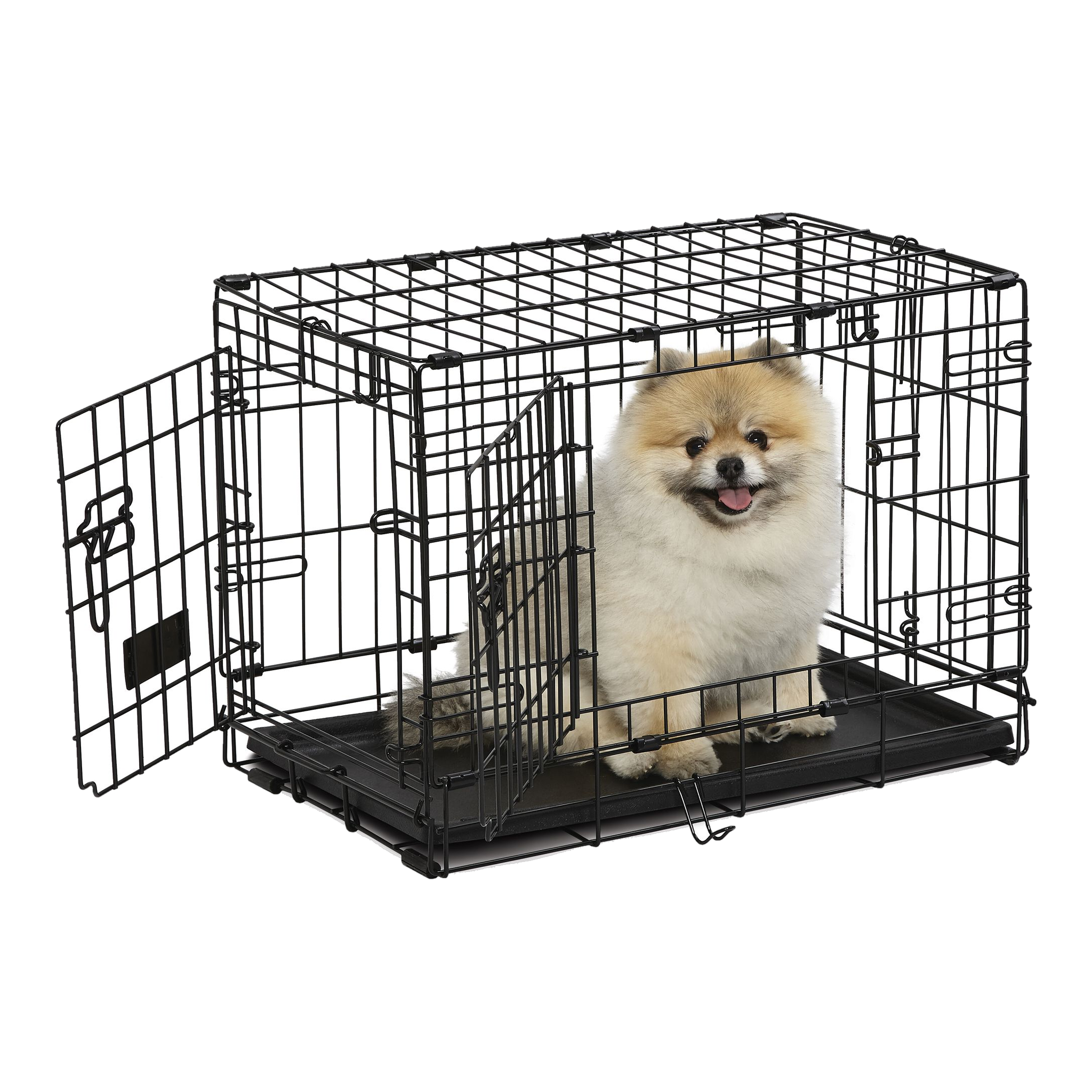 MidWest Contour Dog Crate 22 Inch Double Door