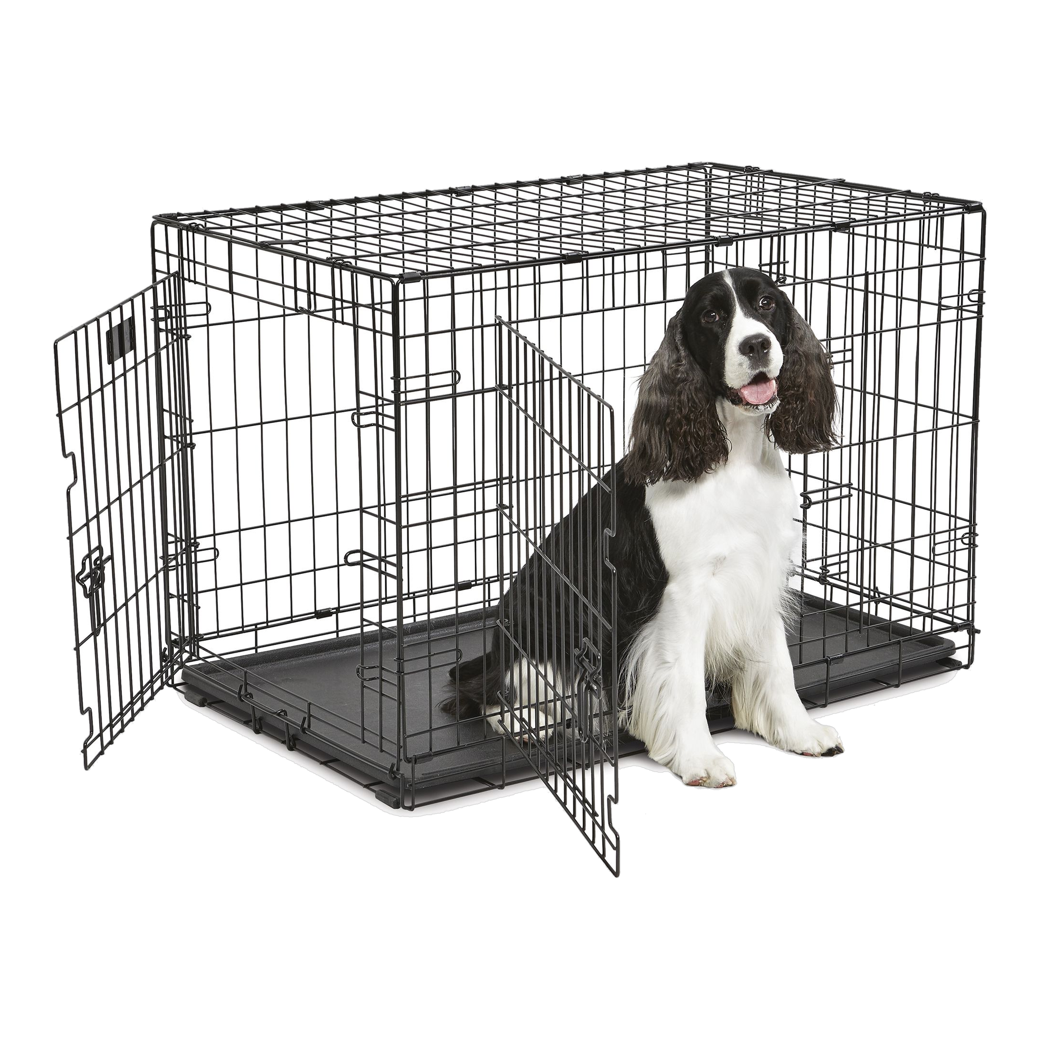 MidWest Contour Dog Crate 36 Inch Double Door