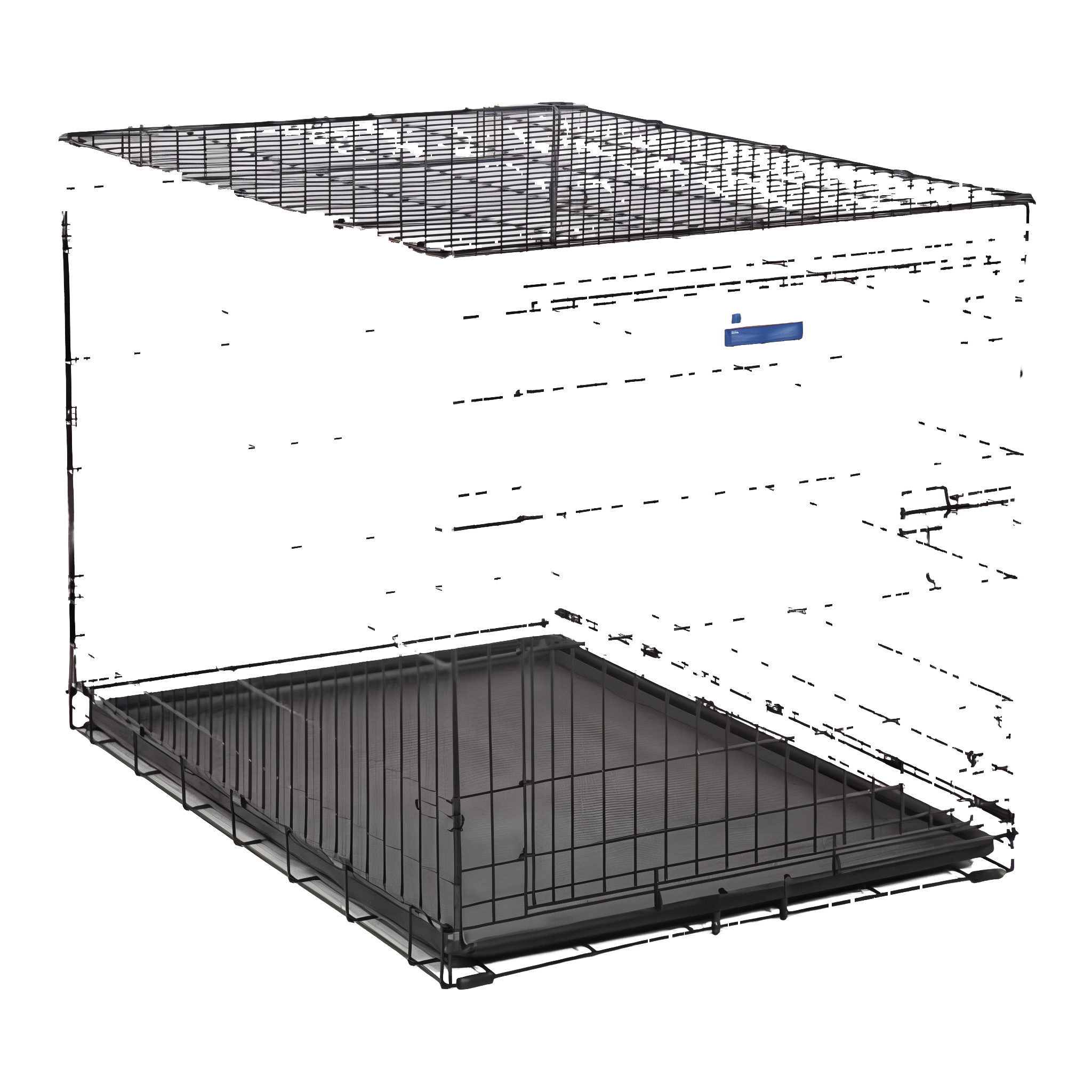 Contour Single Door Dog Crate, 42-inch size for extra-large dog breeds.