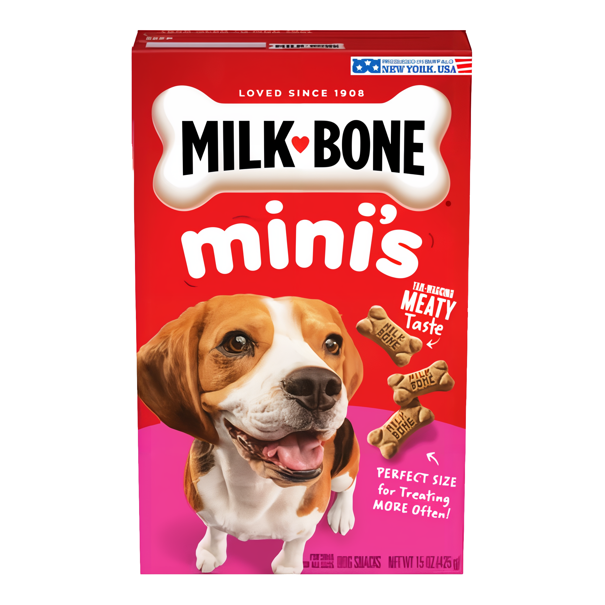 Milk-Bone Original Mini Dry Dog Treats Biscuits Beef Flavor