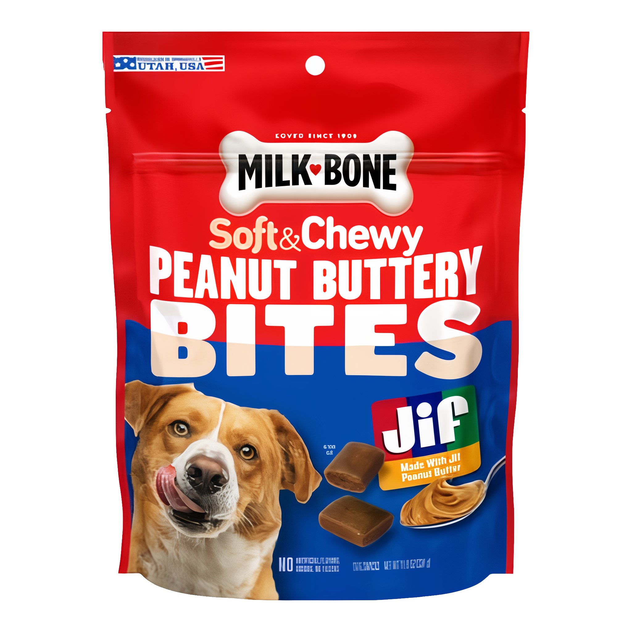Milk-Bone Soft and Chewy Jif Peanut Butter Bites, 11.8 oz package #11.8 oz