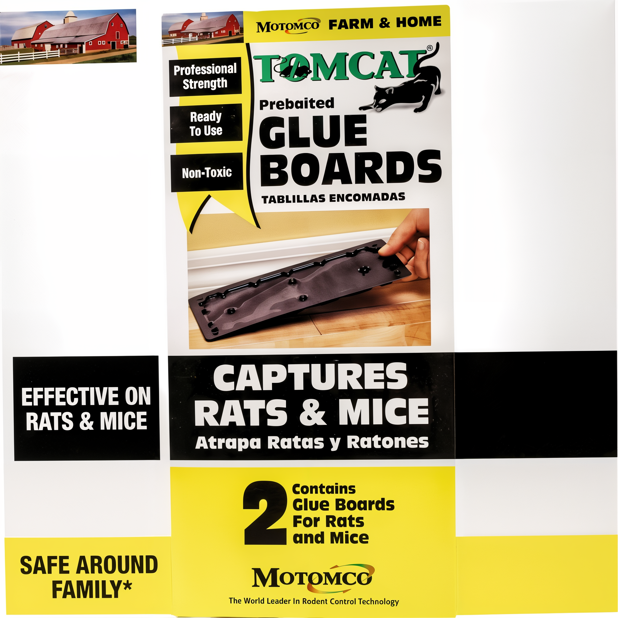 Tomcat Prebaited Glue Boards Rat and Mouse Traps