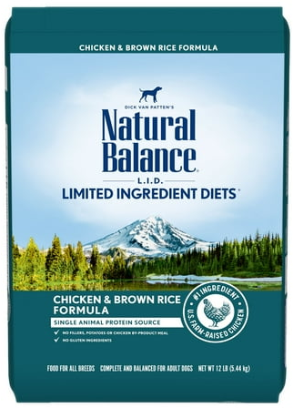 Natural Balance L.I.D. Limited Ingredient Diets Dry Dog Food Chicken & Brown Rice Formula