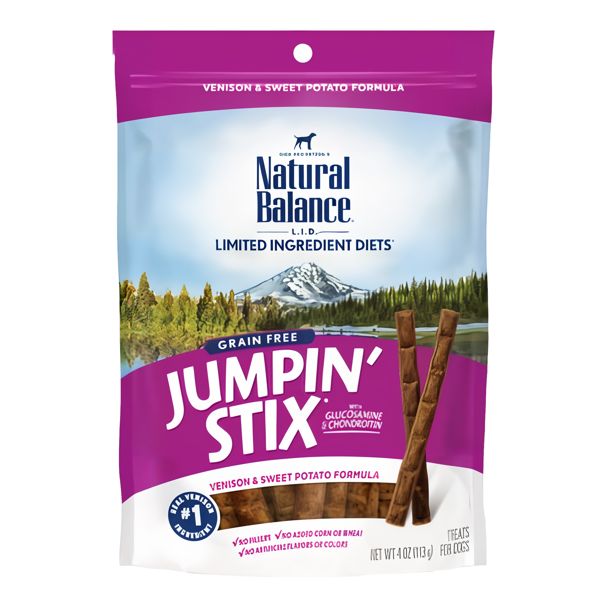 Natural Balance Pet Foods L.I.D Grain Free Jumpin Stix Dog Treats