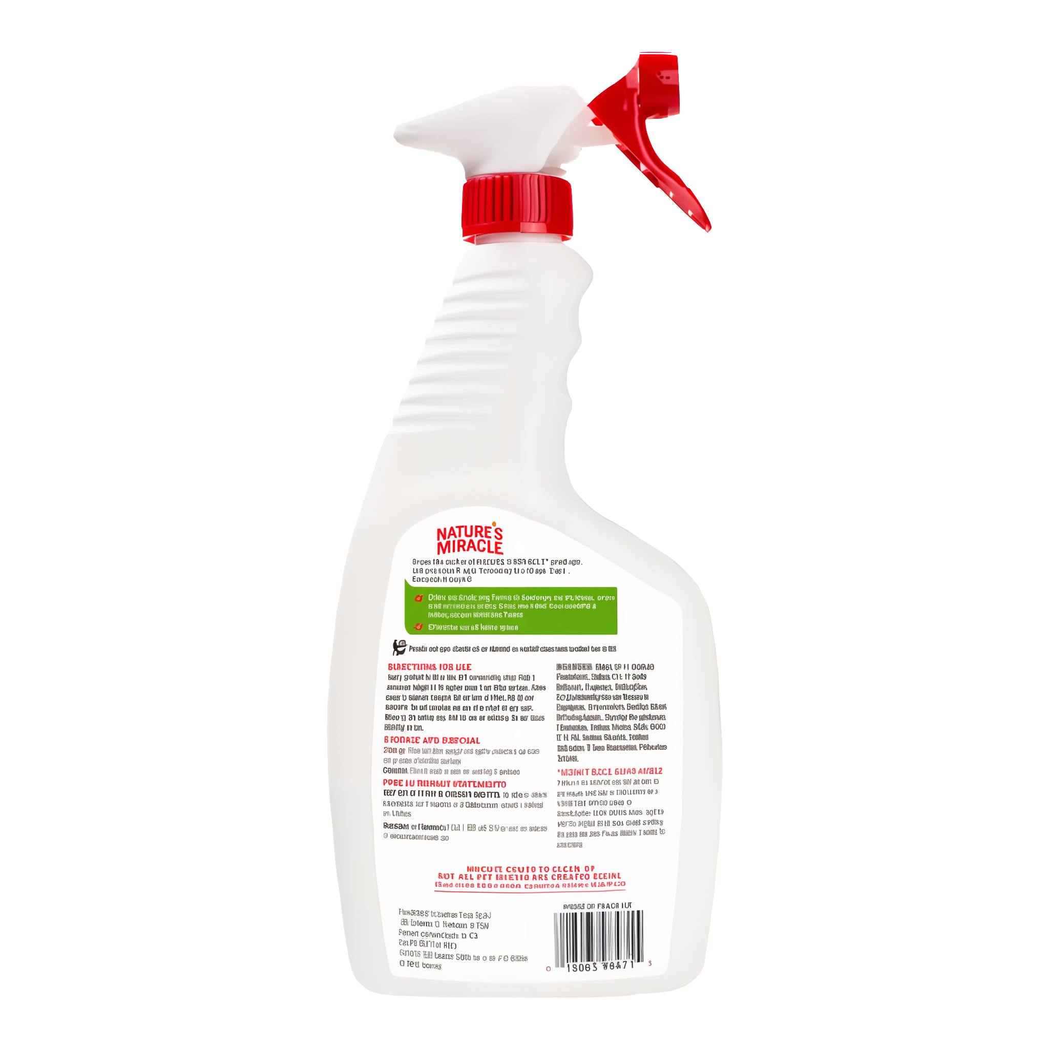 Nature's Miracle Unscented Litter Box Odor Destroyer litter box odor destroyer g02 back lores