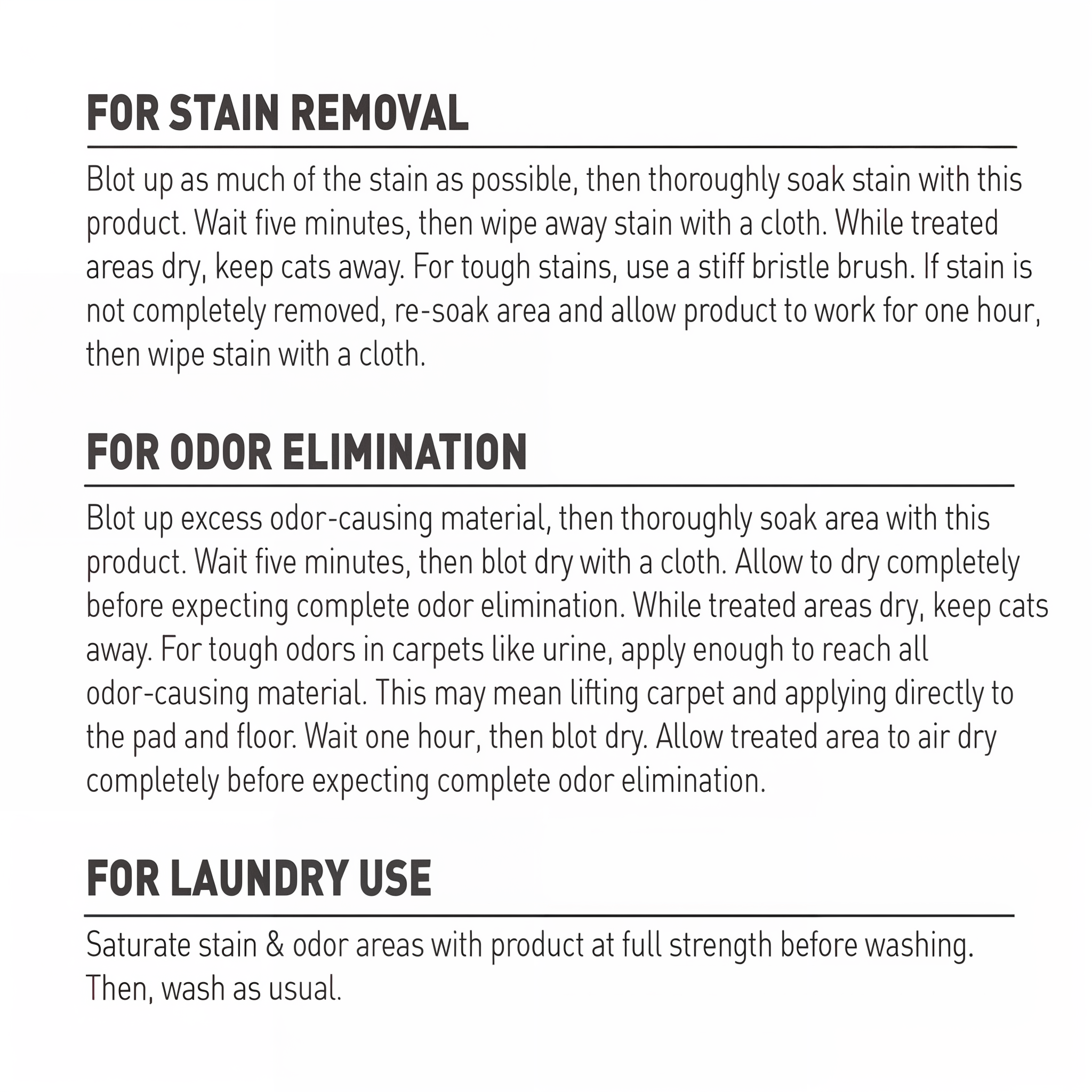 Nature's Miracle Set-In Stain Destroyer Dog Oxy Formula dog setinstainremover 24oz g04 directions