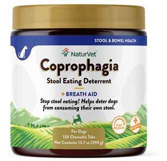 NaturVet Coprophagia Stool Eating Deterrent Chewable Tablets