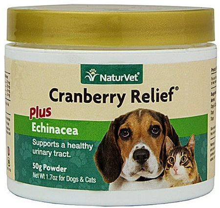 NaturVet Cranberry Relief + Echinacea Urinary Tract & Immune Support for Dogs & Cats