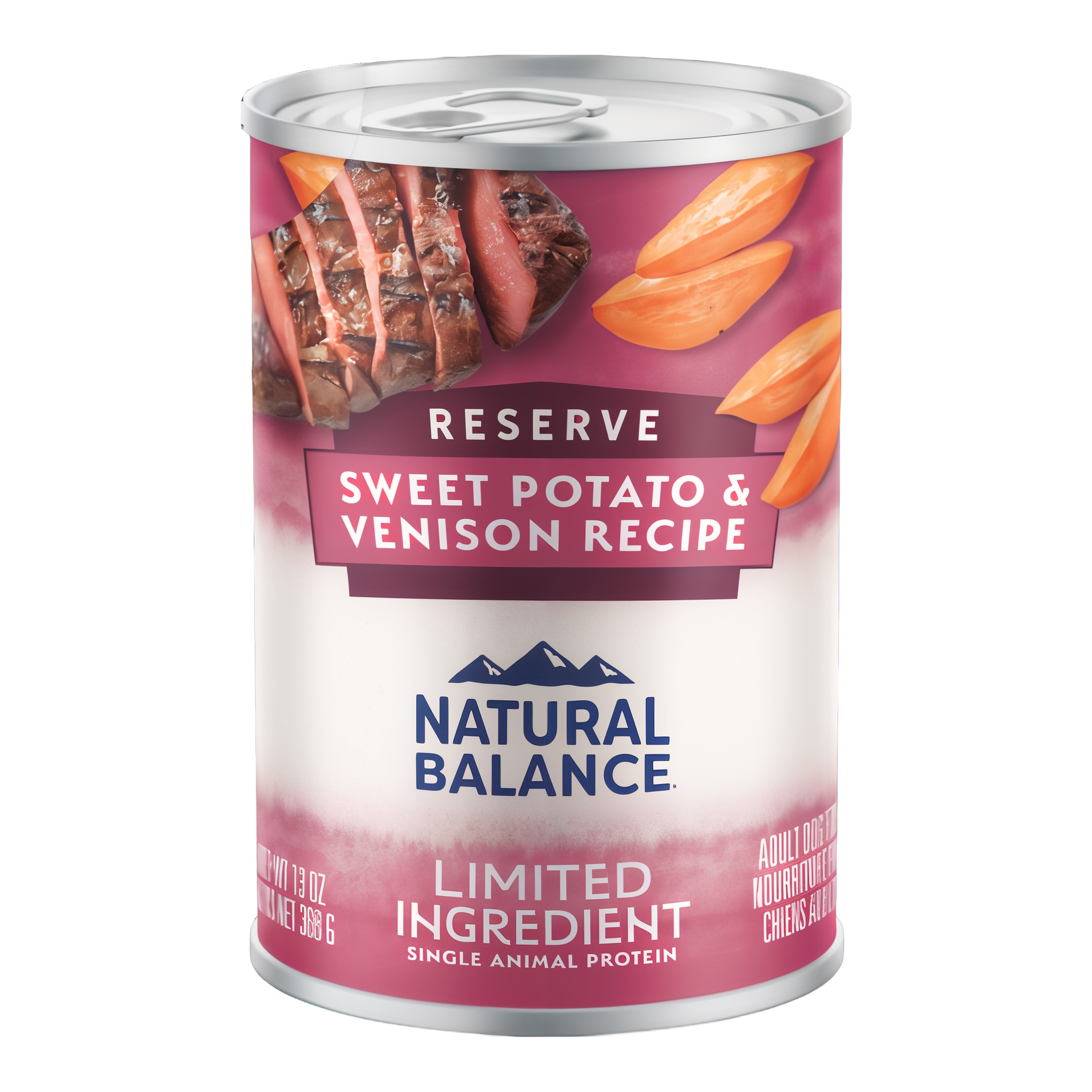 Natural Balance Limited Ingredient Sweet Potato & Venison Recipe Paté can