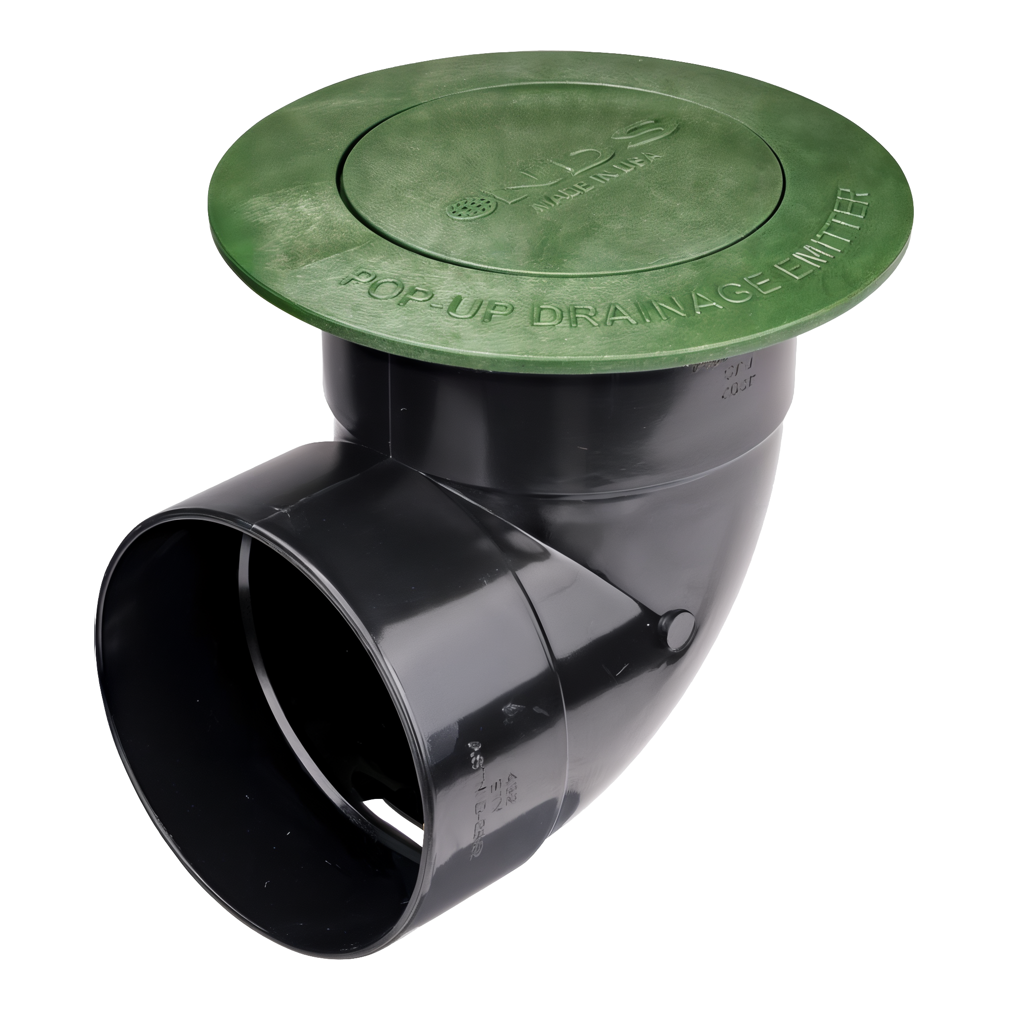 NDS Pop-Up Drainage Emitter with Elbow for 4 in. Drain Pipes