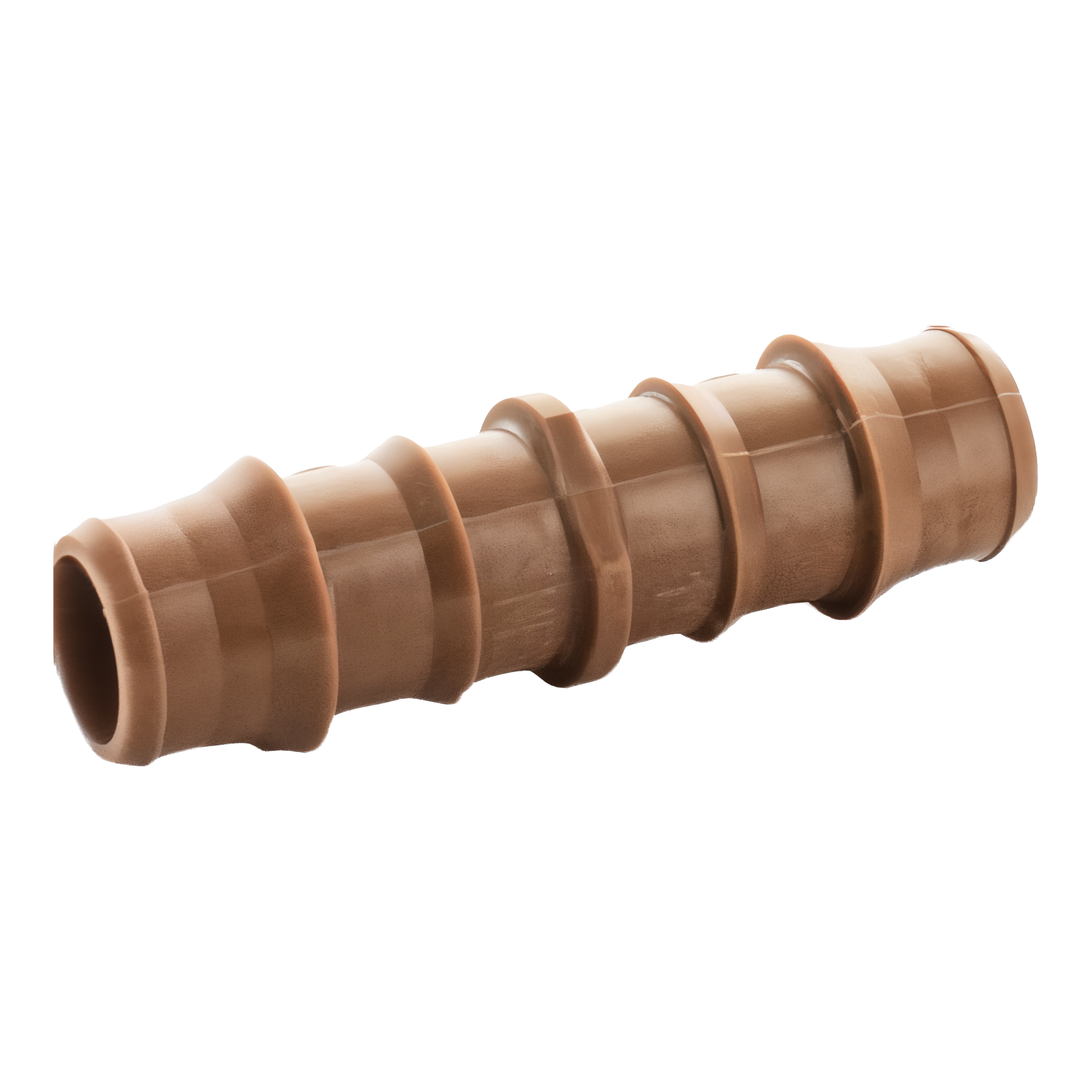 Netafim Techline TLCOUP 17mm insert coupling barbed fitting side profile view