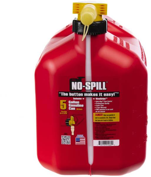No-Spill 5 Gallon Gasoline Gas Can