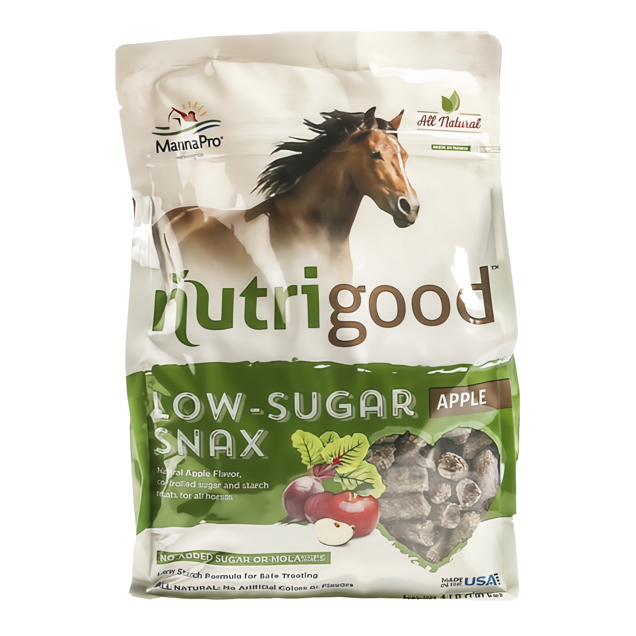 Nutrigood Low-Sugar Snax for Horses - Apple Flavor Horse Treats