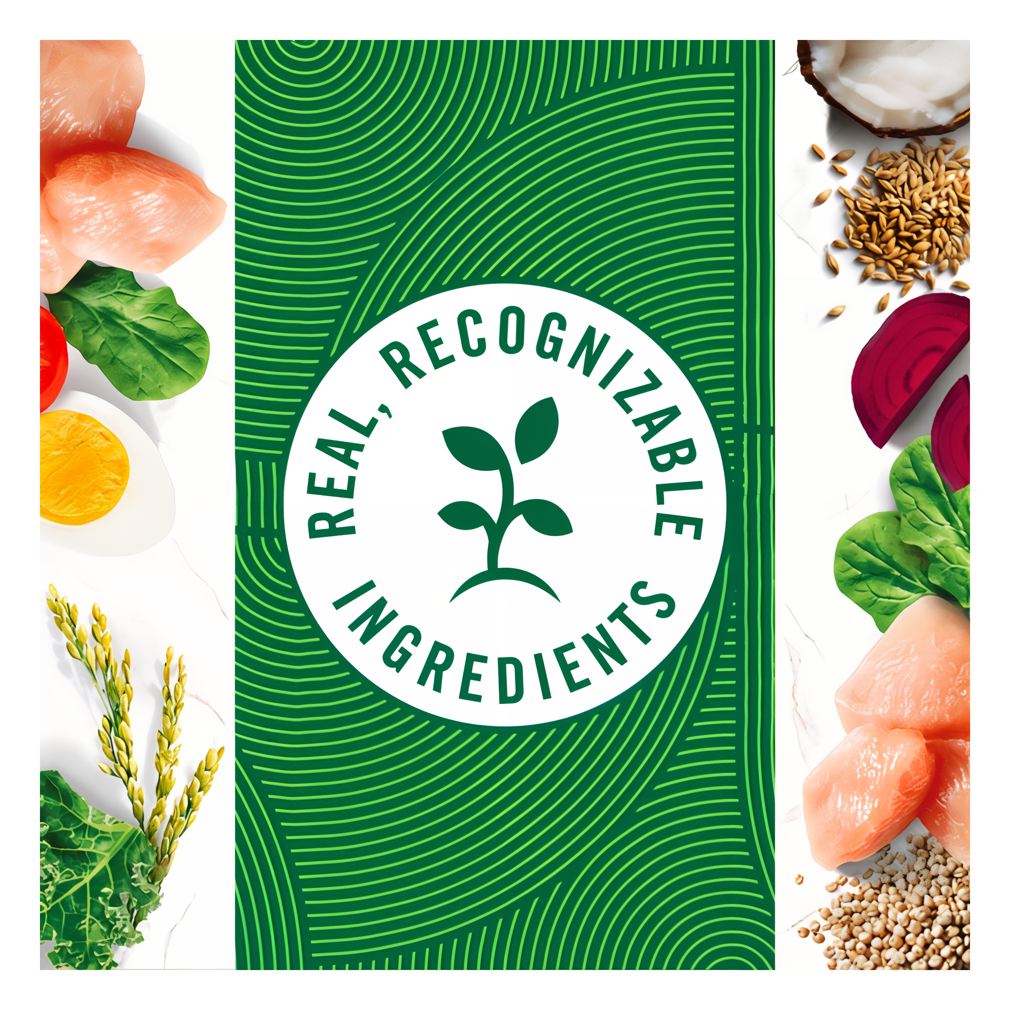Real, recognizable ingredients