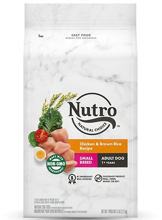 Nutro Natural Choice Adult Small Breed Dry Dog Food Chicken and Brown Rice