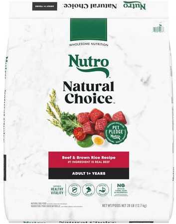Nutro Natural Choice Beef and Brown Rice Flavor Adult Dry Dog Food