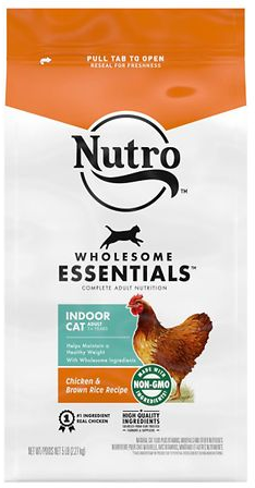 Nutro Wholesome Essentials Natural Indoor Cat Chicken & Brown Rice Dry Cat Food