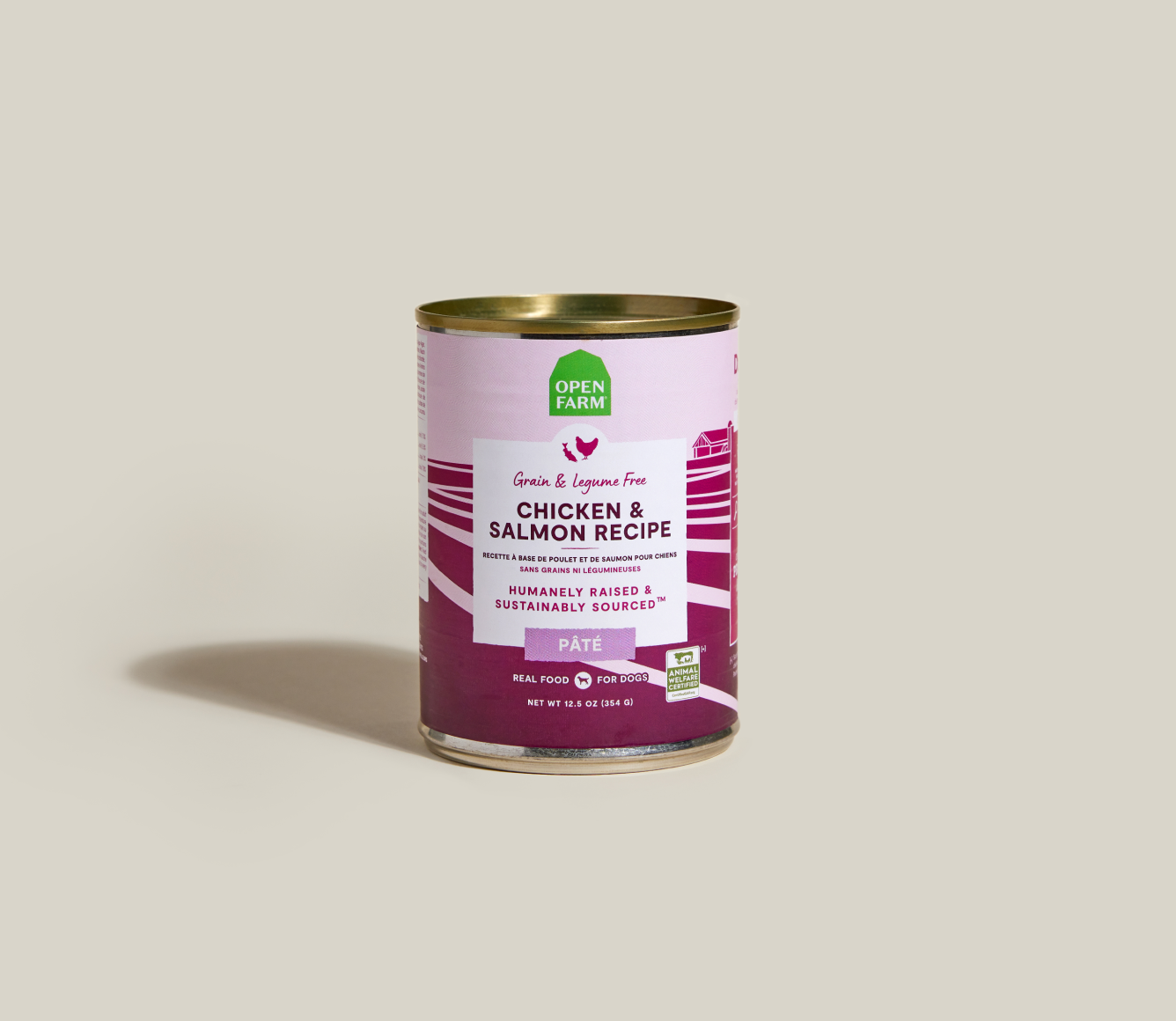 Open Farm Chicken & Salmon Pâté for Dogs 12.5 oz can