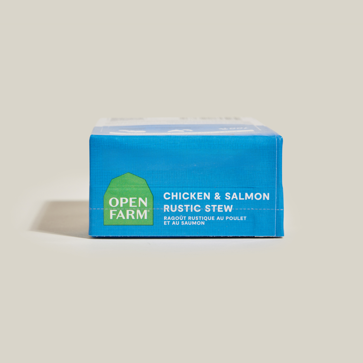 Open Farm Chicken & Salmon Rustic Stew Wet Dog Food -- 12.5 oz carton side view