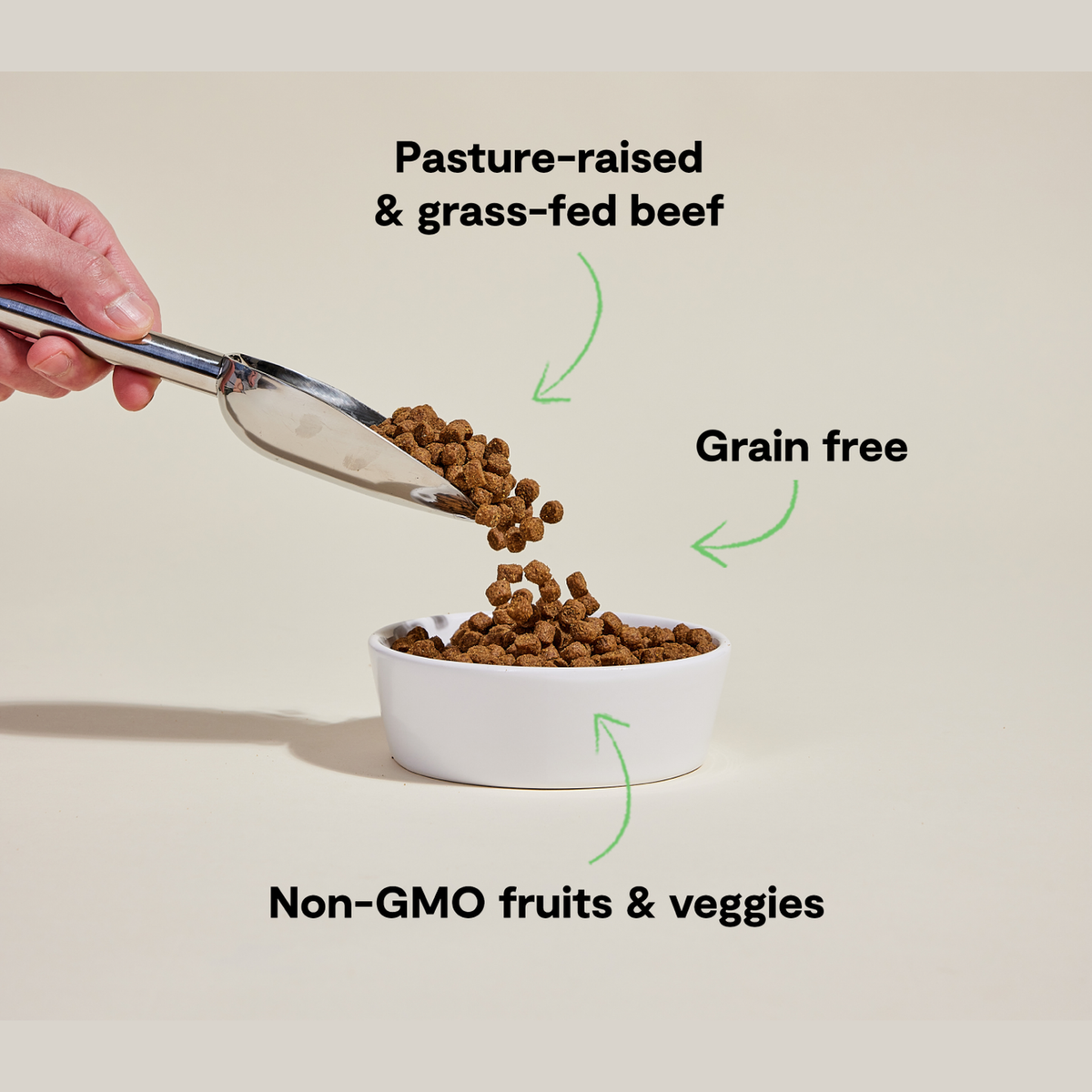 Open Farm Grass-Fed Beef Grain-Free Dog Kibble -- key benefits