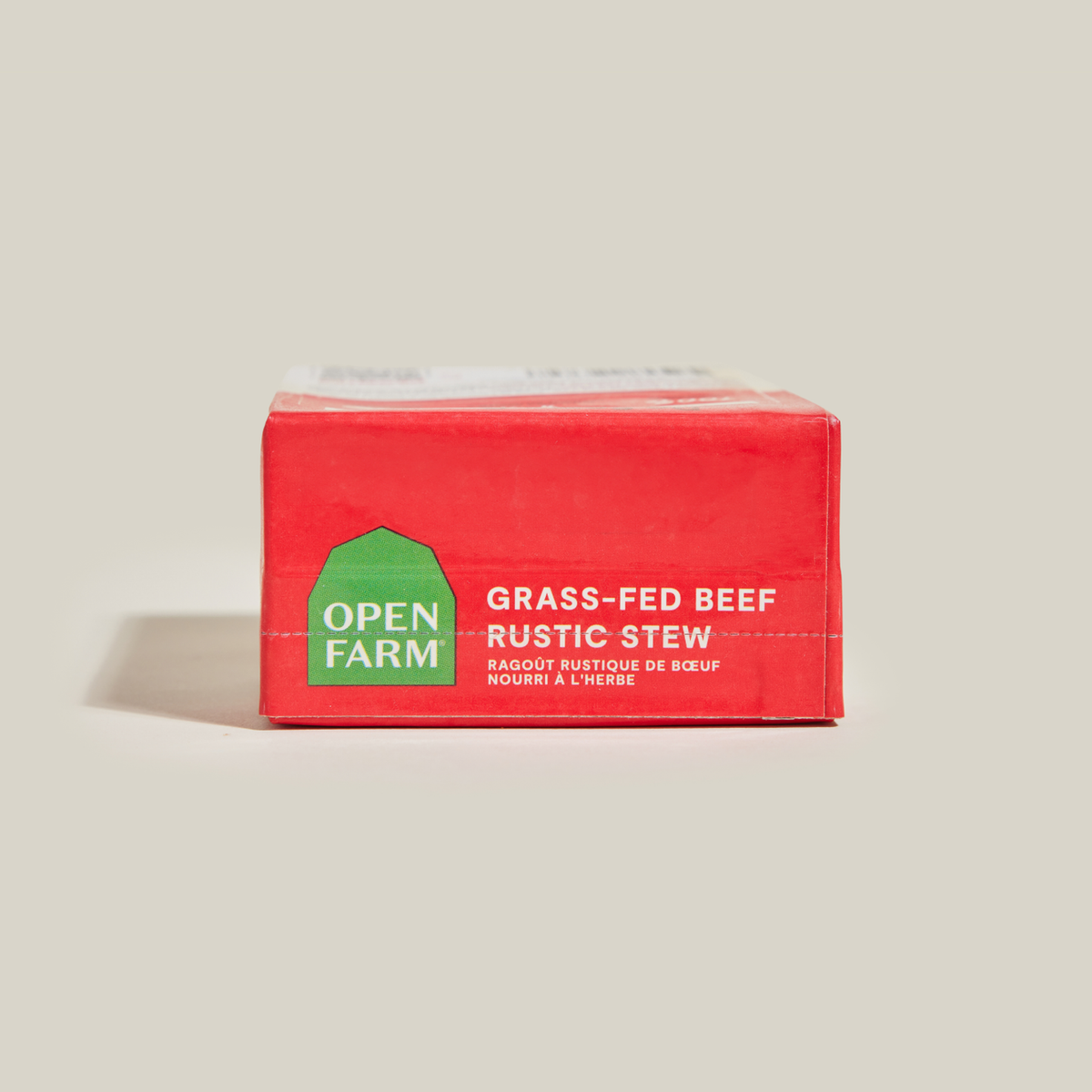 Open Farm Grass-Fed Beef Rustic Stew Wet Dog Food -- 12.5 oz carton side view