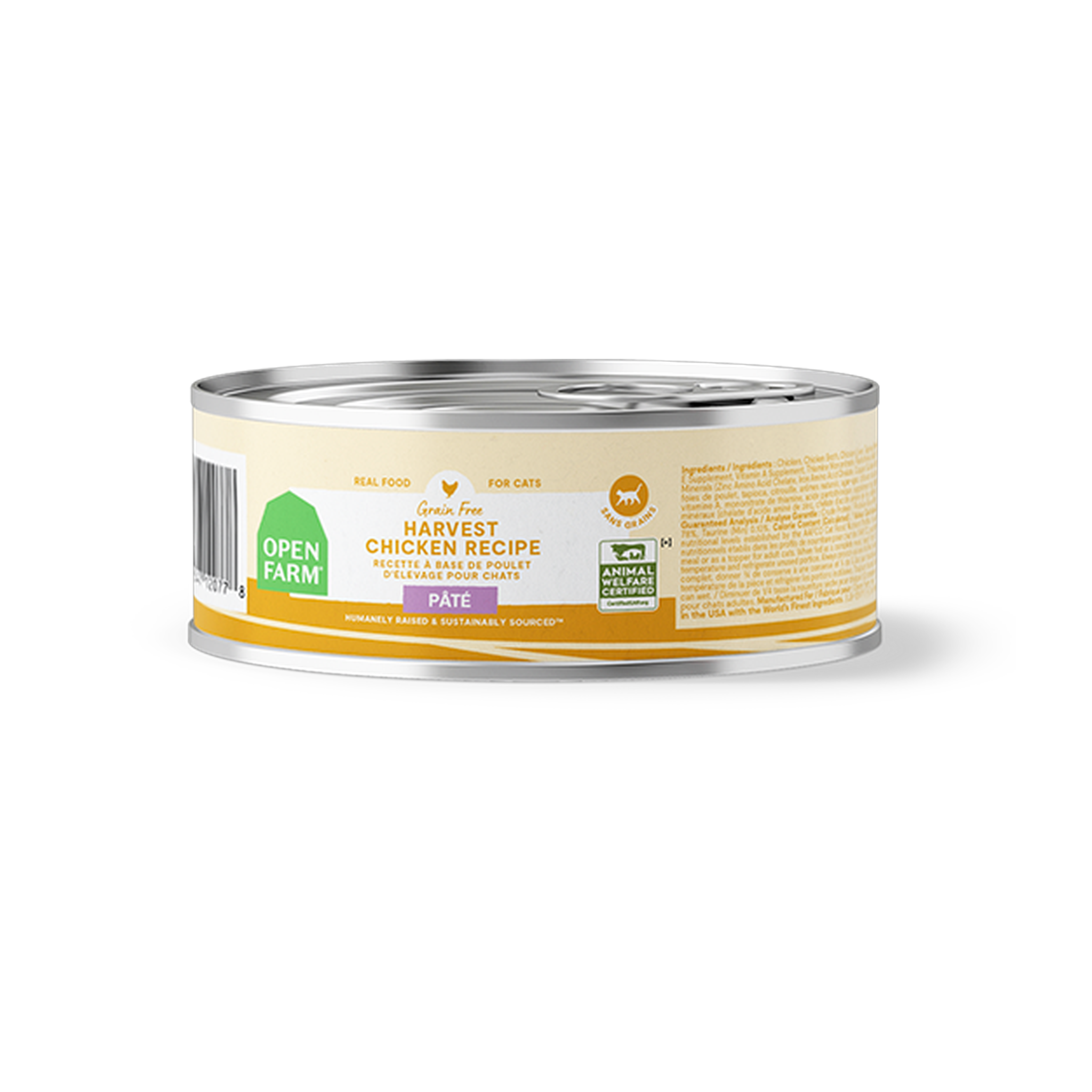 Open Farm Harvest Chicken Pâté for Cats 5.3 oz can