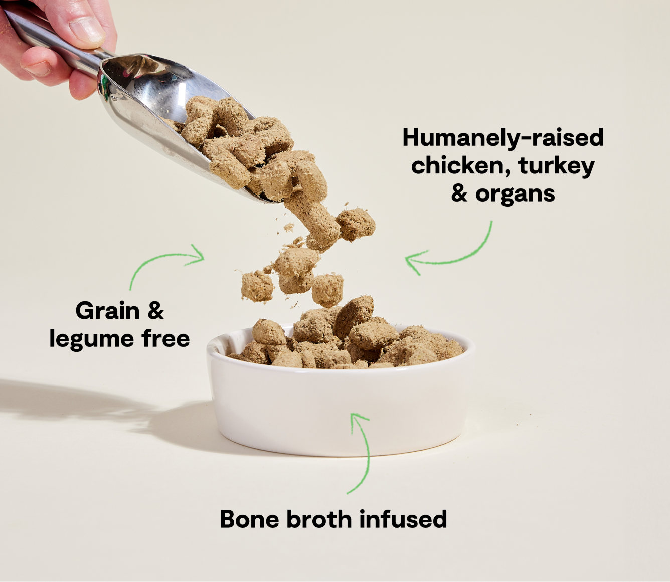 Open Farm RawMix Open Prairie freeze dried raw benefits - humanely raised chicken, turkey and organs, grain and legume free, bone broth infused