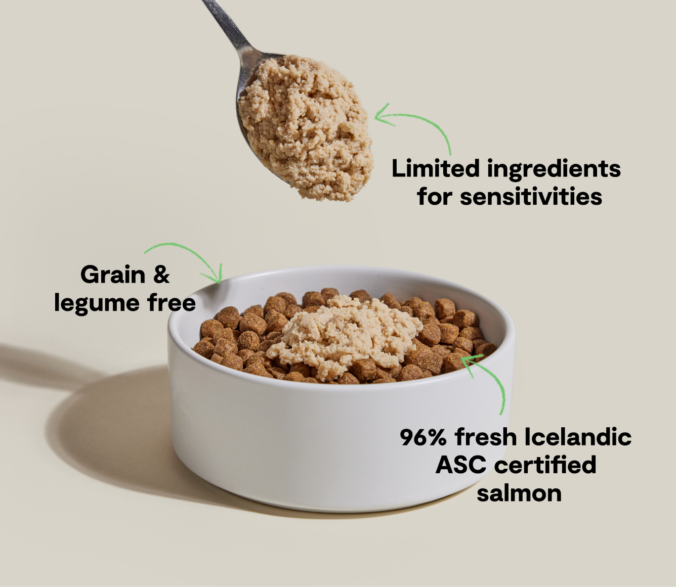 Open Farm Salmon Topper benefits: limited ingredients, grain and legume free