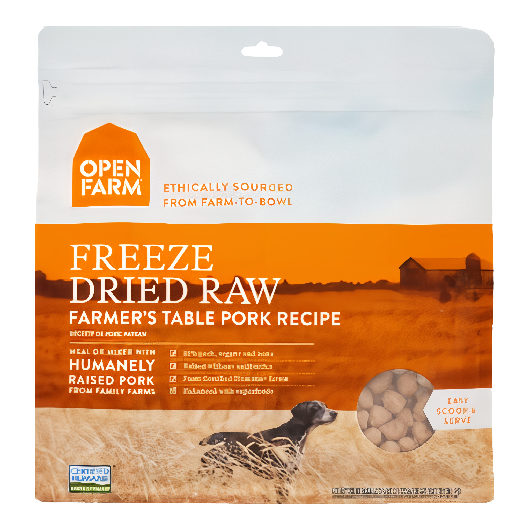 Open Farm Farmer's Table Pork Freeze Dried Dog Food