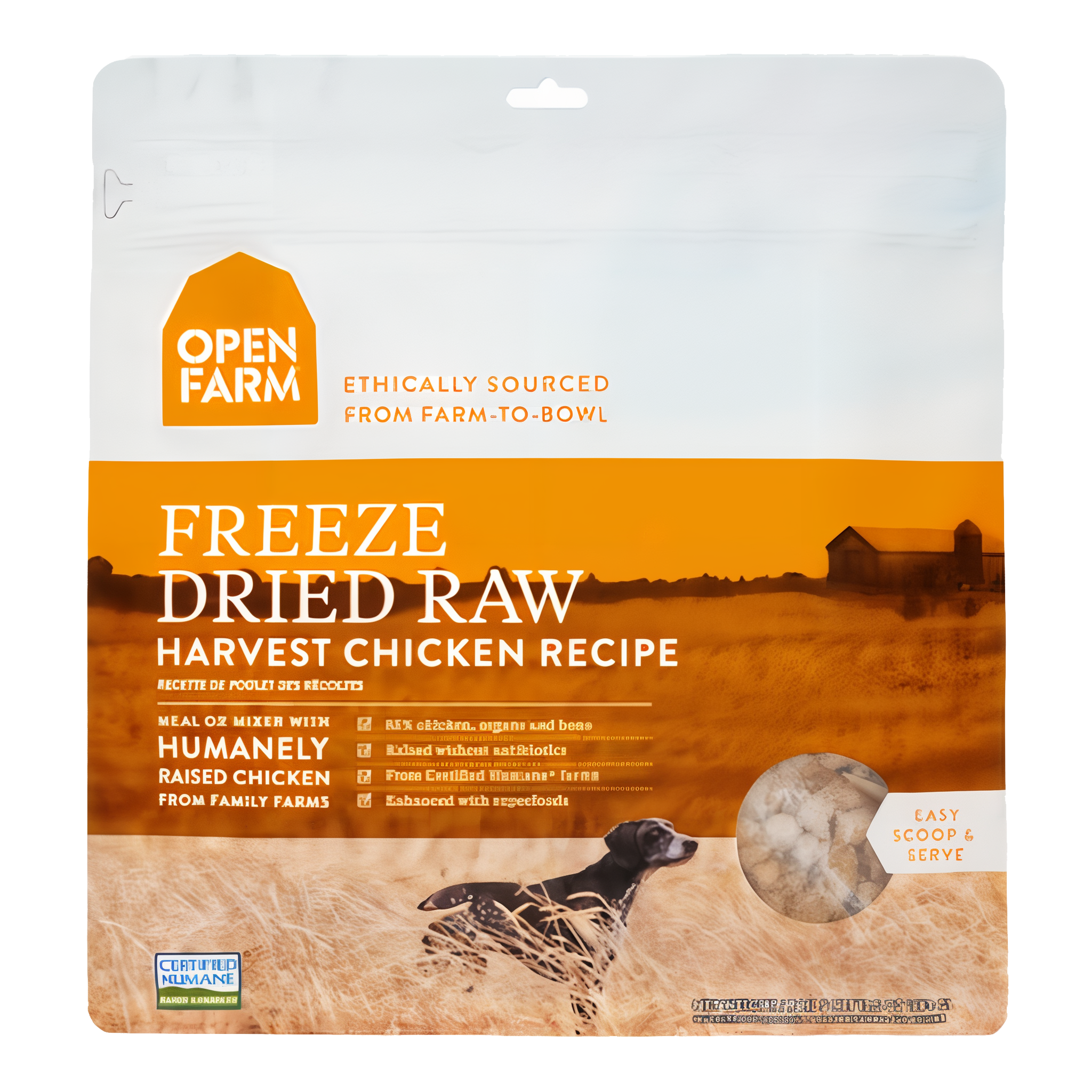 Open Farm Harvest Chicken Freeze Dried Dog Food