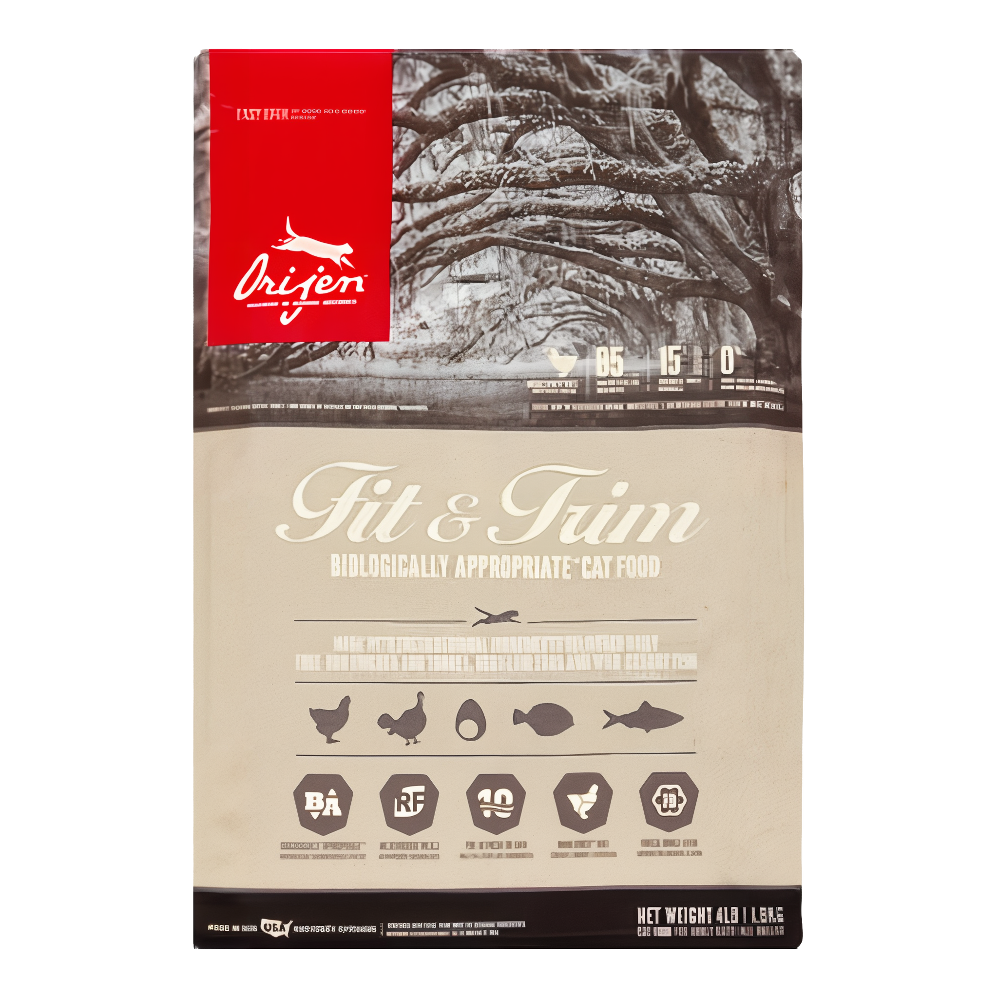 Orijen Fit & Trim Biologically Appropriate Grain-Free Dry Cat Food