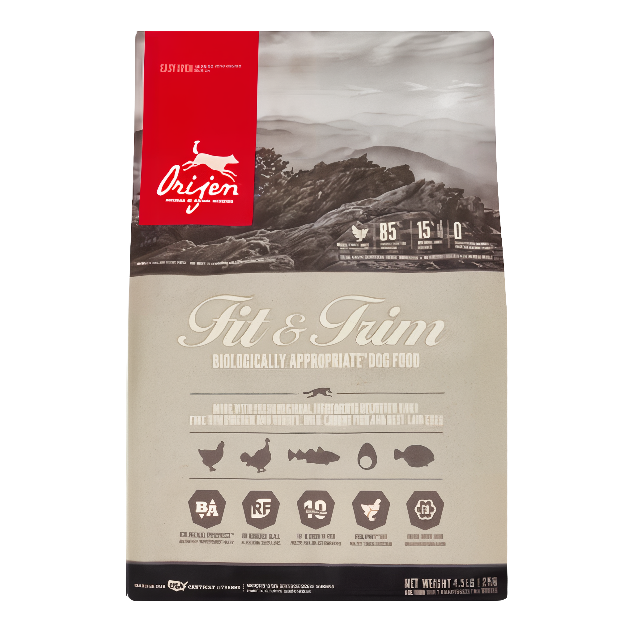 Orijen Fit & Trim Biologically Appropriate Grain-Free Dry Dog Food